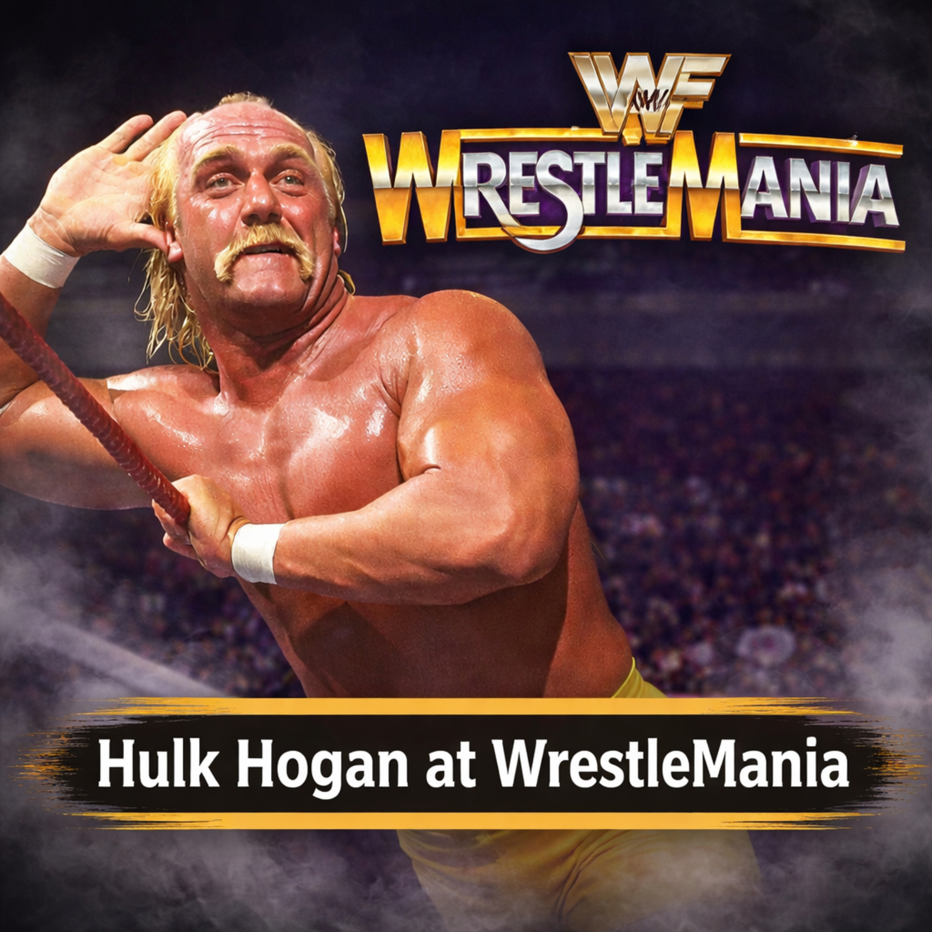 Hulk Hogan at Wrestlemania!!
