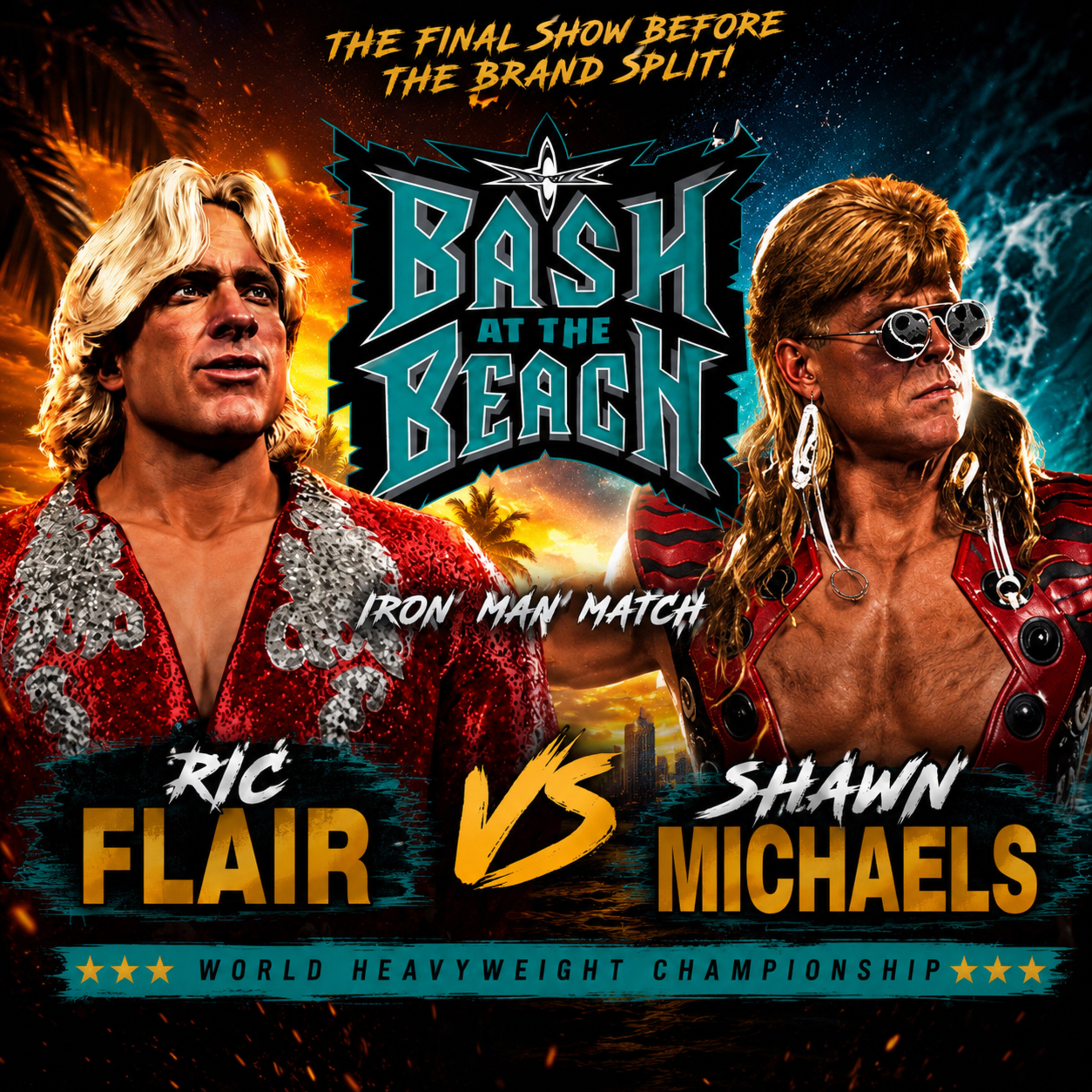 Bash at the Beach: IDM Universe: HBK vs Ric Flair Ironman Match! episode artwork
