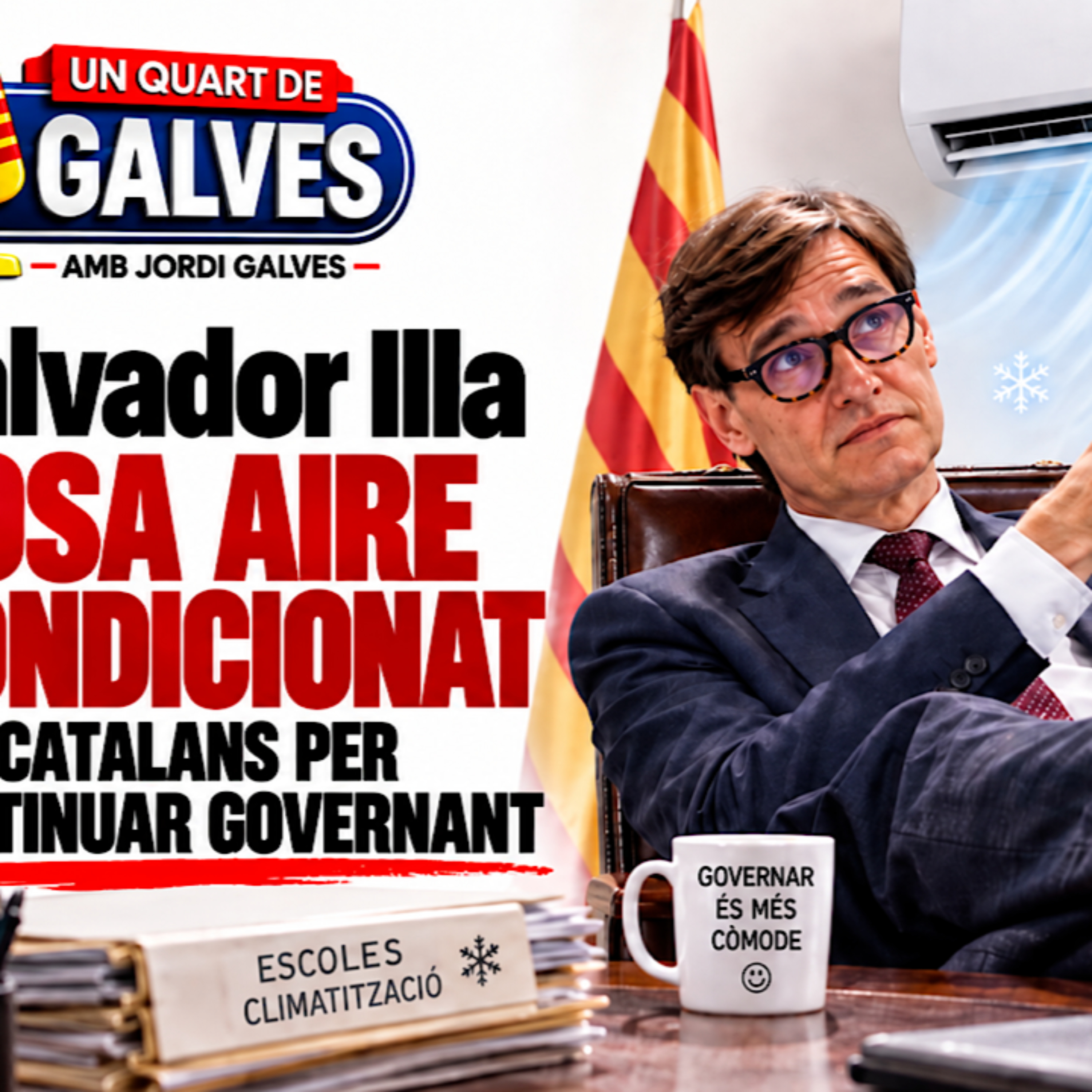 Illa posa aire condicionat als catalans per continuar governant. Ara ven aire i fum /2026 09 17