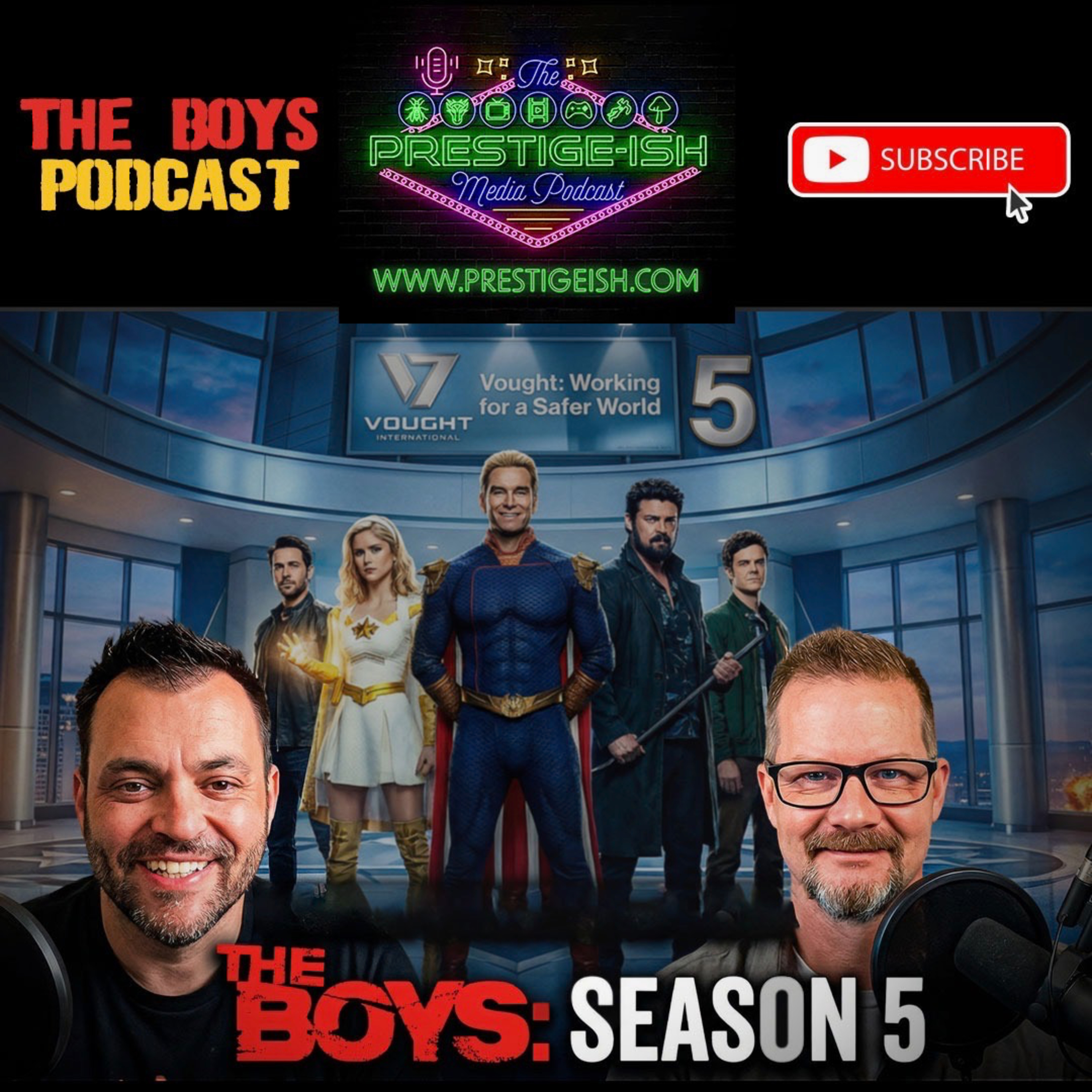 The Boys Season 5 Episode 8 - INSTANT REACTION - Blood and Bone episode artwork