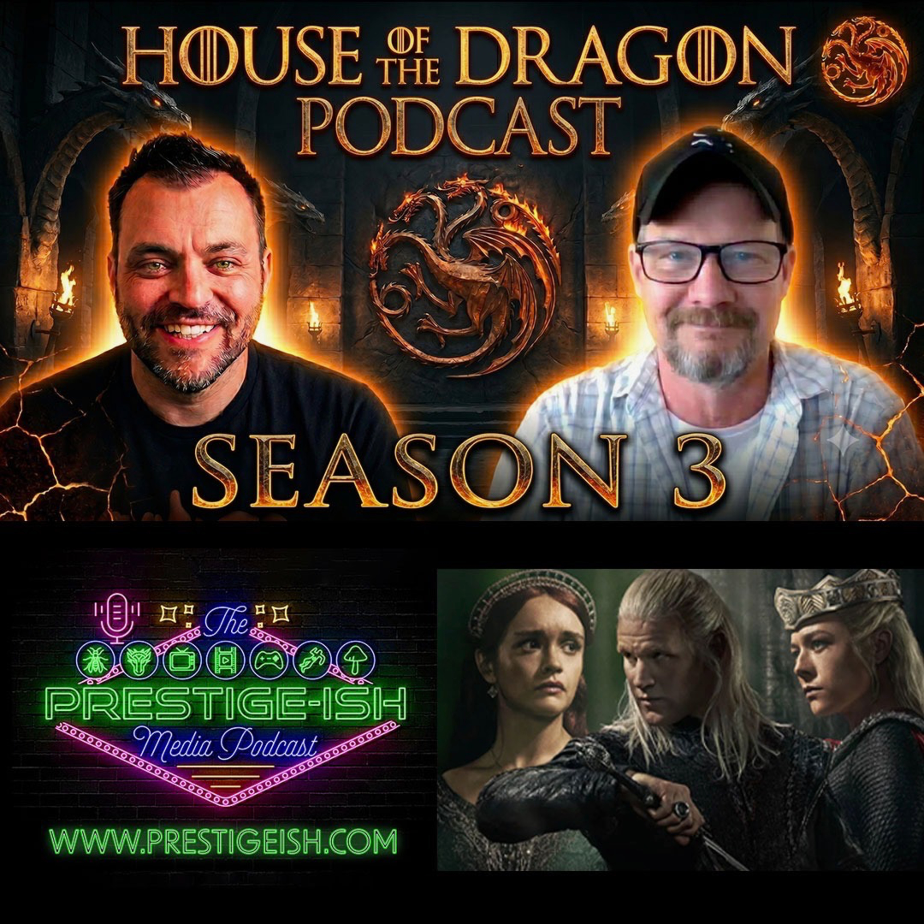 House of the Dragon Season 3 Episode 3 - INSTANT REACTION - Rhaenrya Triumphant  episode artwork