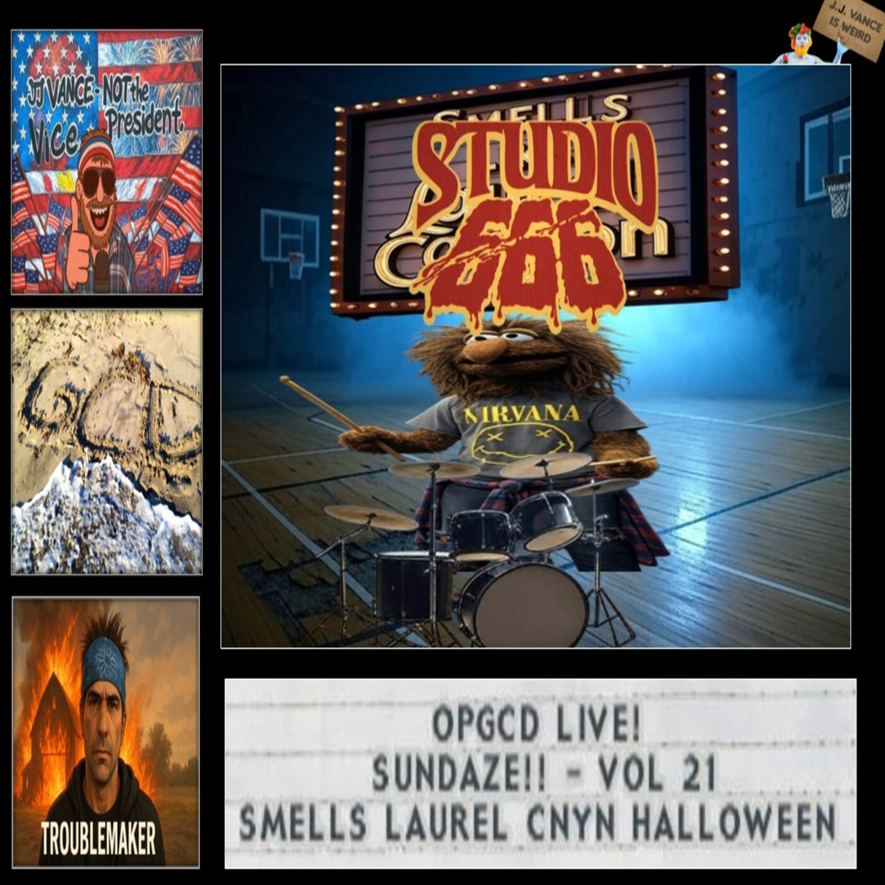 OpGCD Live! Sundaze!! - Vol 21 - Smells Like Laurel Canyon Halloween! - FREE PATREON PREVIEW