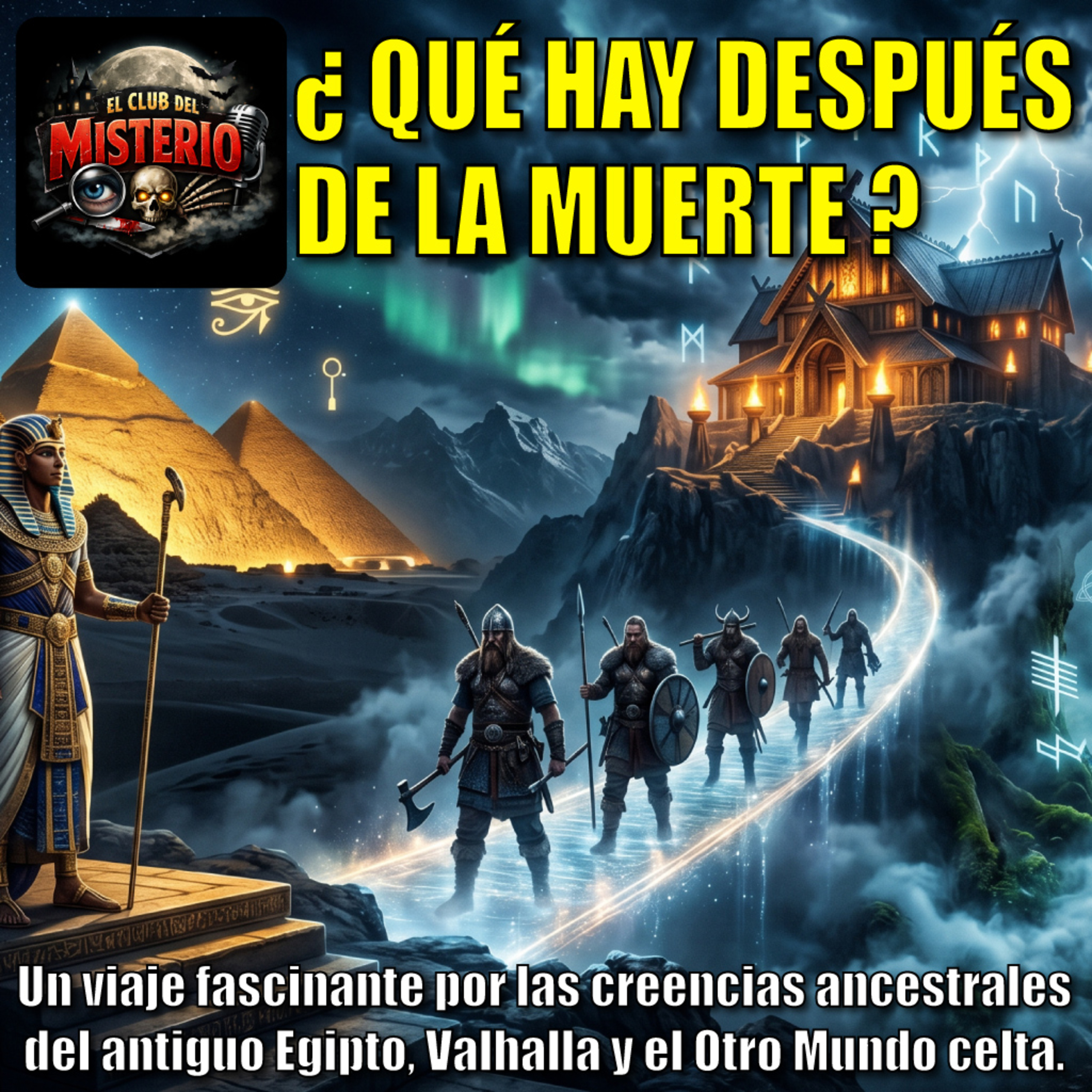 ¿Qué Hay Después de la Muerte? Un viaje fascinante por las creencias ancestrales del antiguo Egipto, Valhalla y el Otro Mundo celta. episode artwork