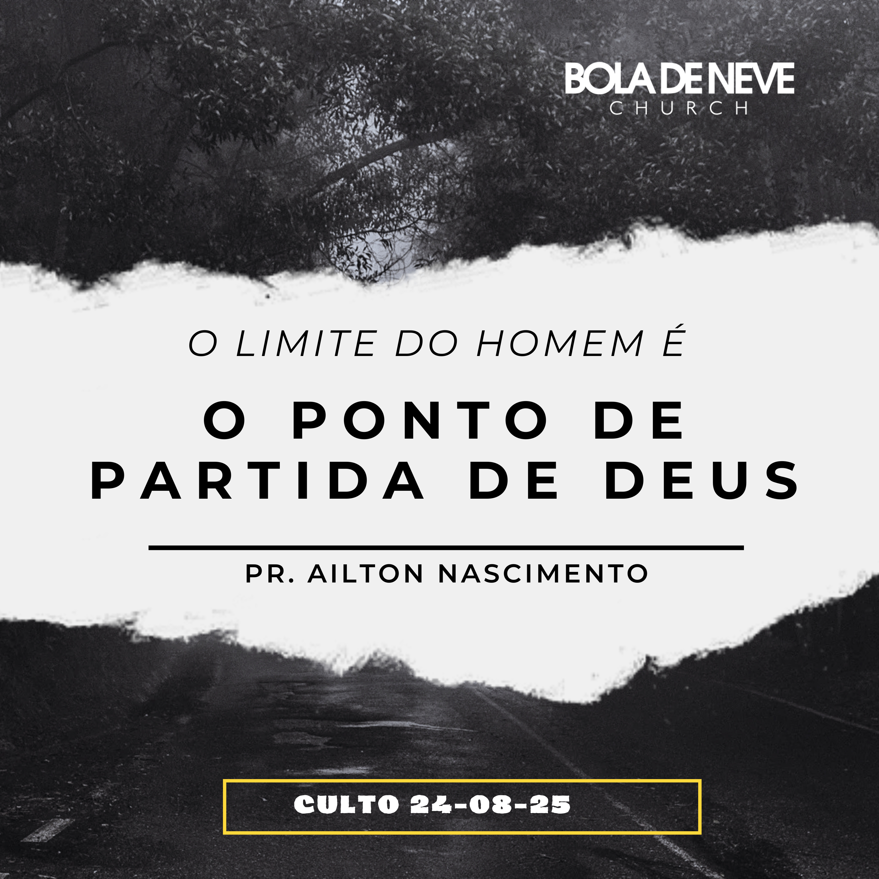 O limite do homem é o ponto de partida de Deus - Pr. Ailton Nascimento  episode artwork