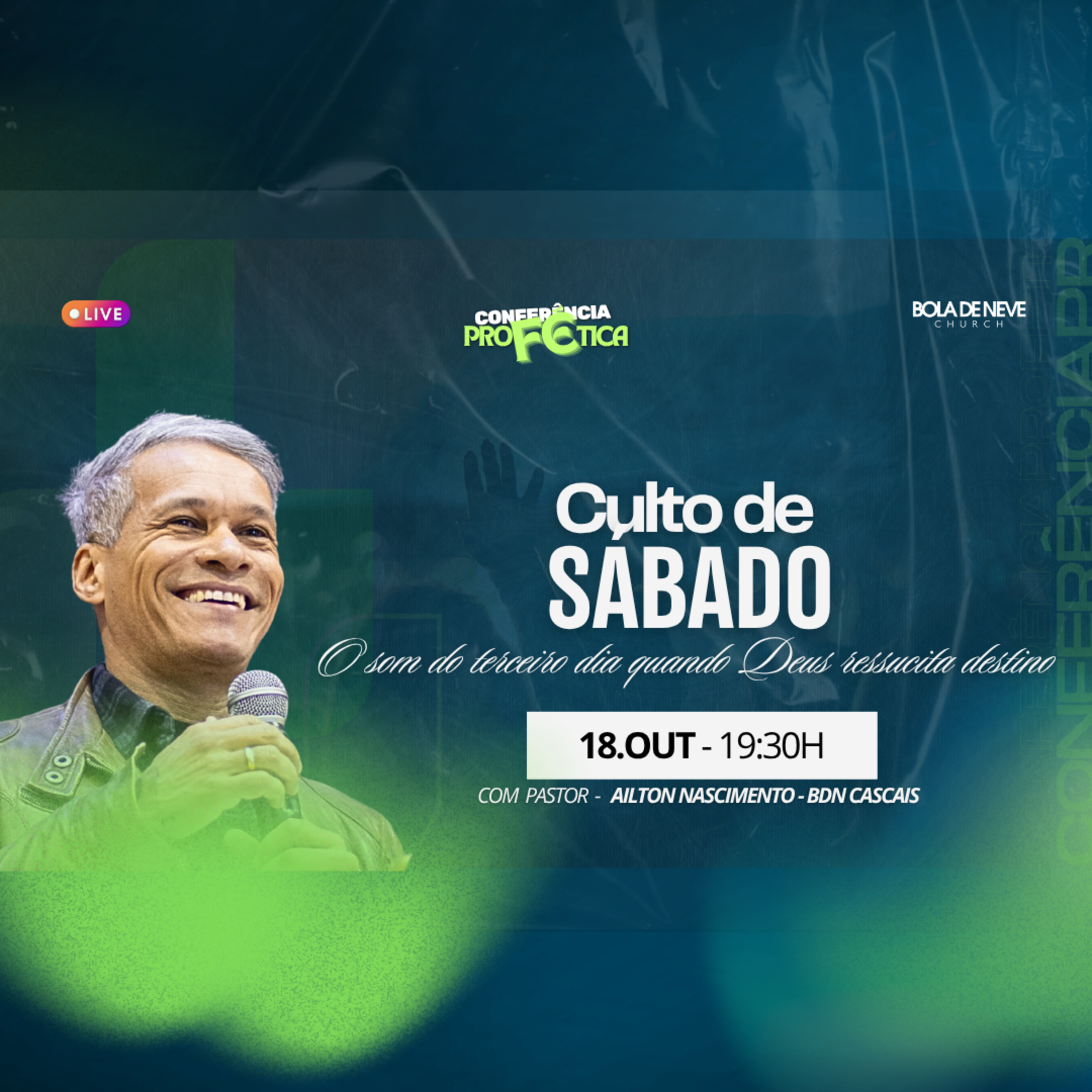 Conferência Profética Europa 2025 | Pr Ailton Nascimento- O som do terceiro dia quando Deus ressuscita destino episode artwork