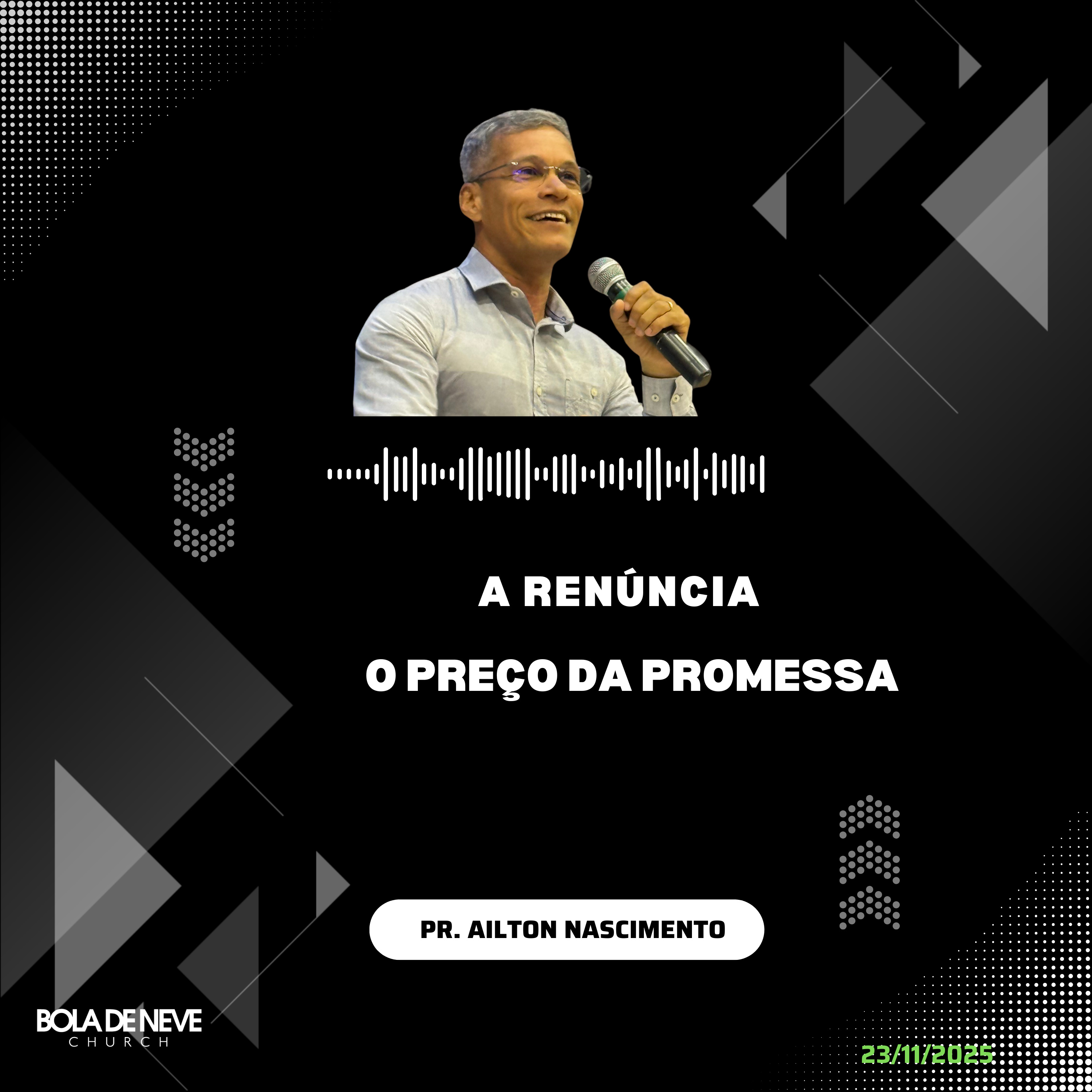 A Renúncia - o preço da promessa - Pr. Ailton Nascimento episode artwork