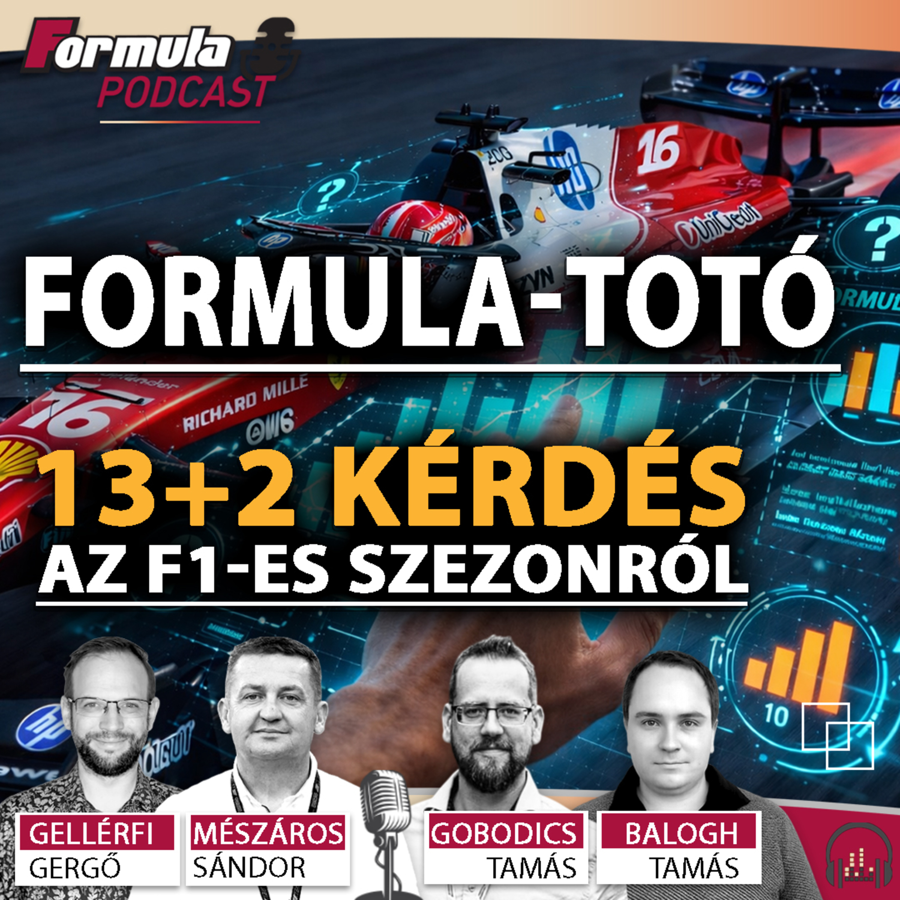 Podcast: 2026-os F1 totó – 13+2 kérdés a szezonról (S07E07)