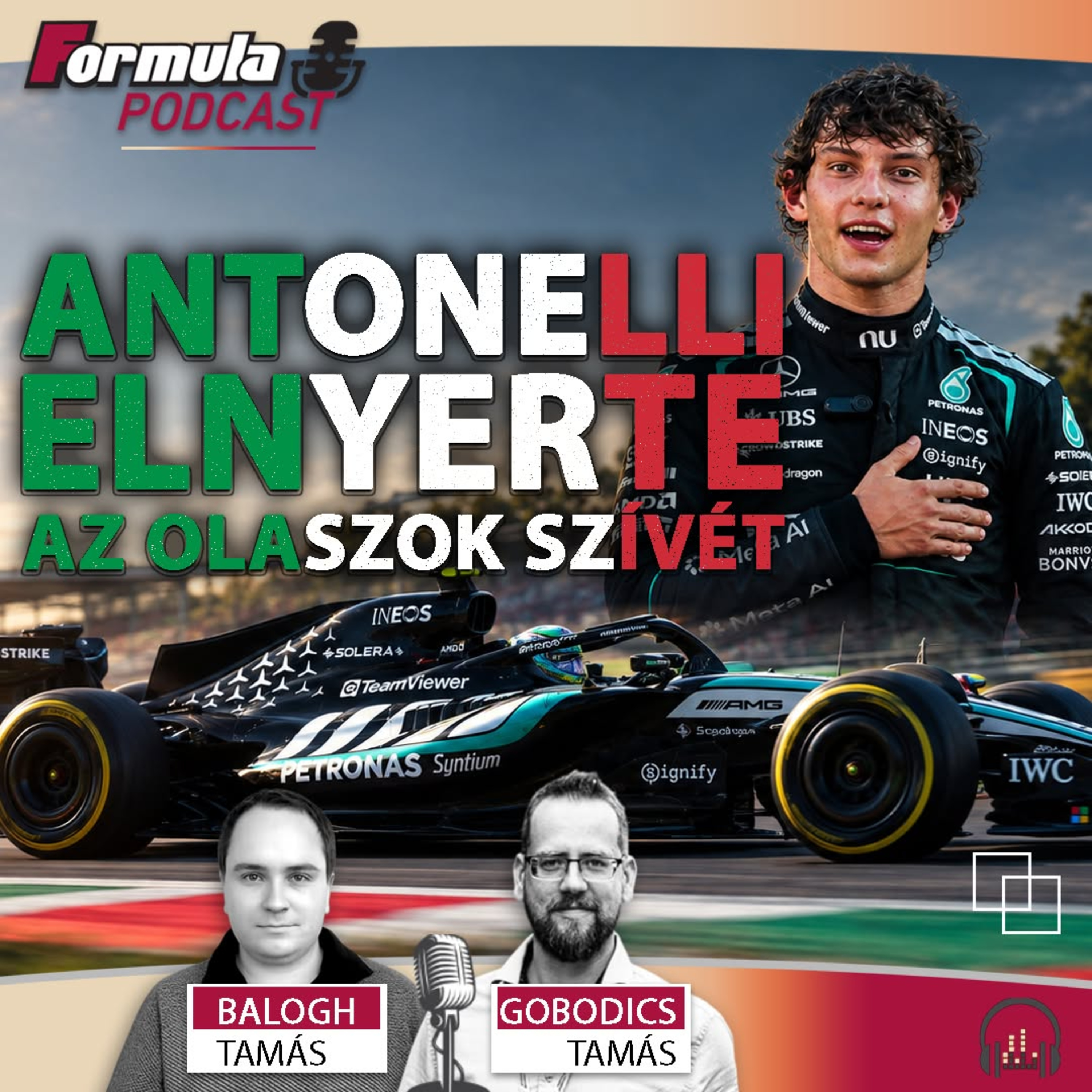 Podcast: Antonelli elnyerte az olaszok szívét (S07E32)