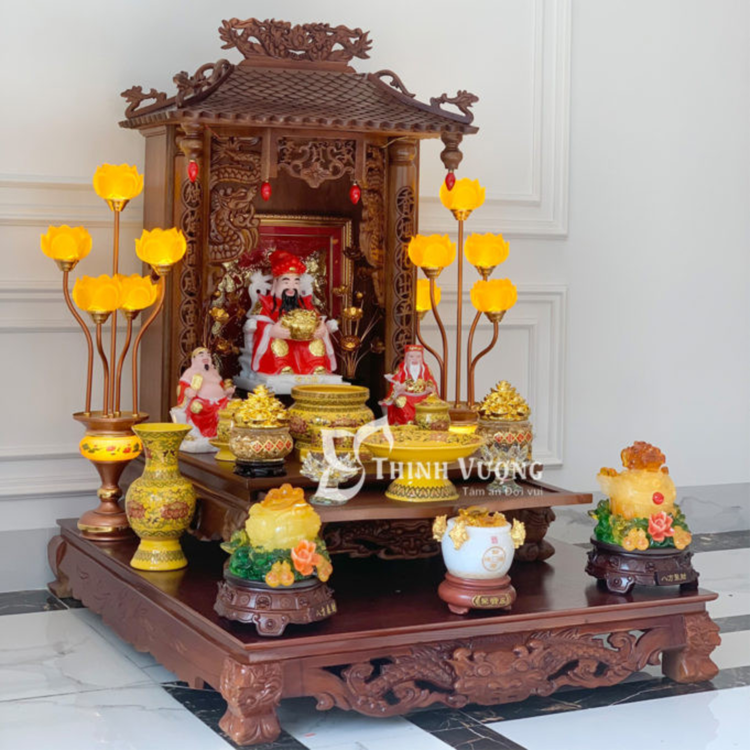 Cách bài trí bàn thờ Thần Tài Ông Địa từng miền episode artwork