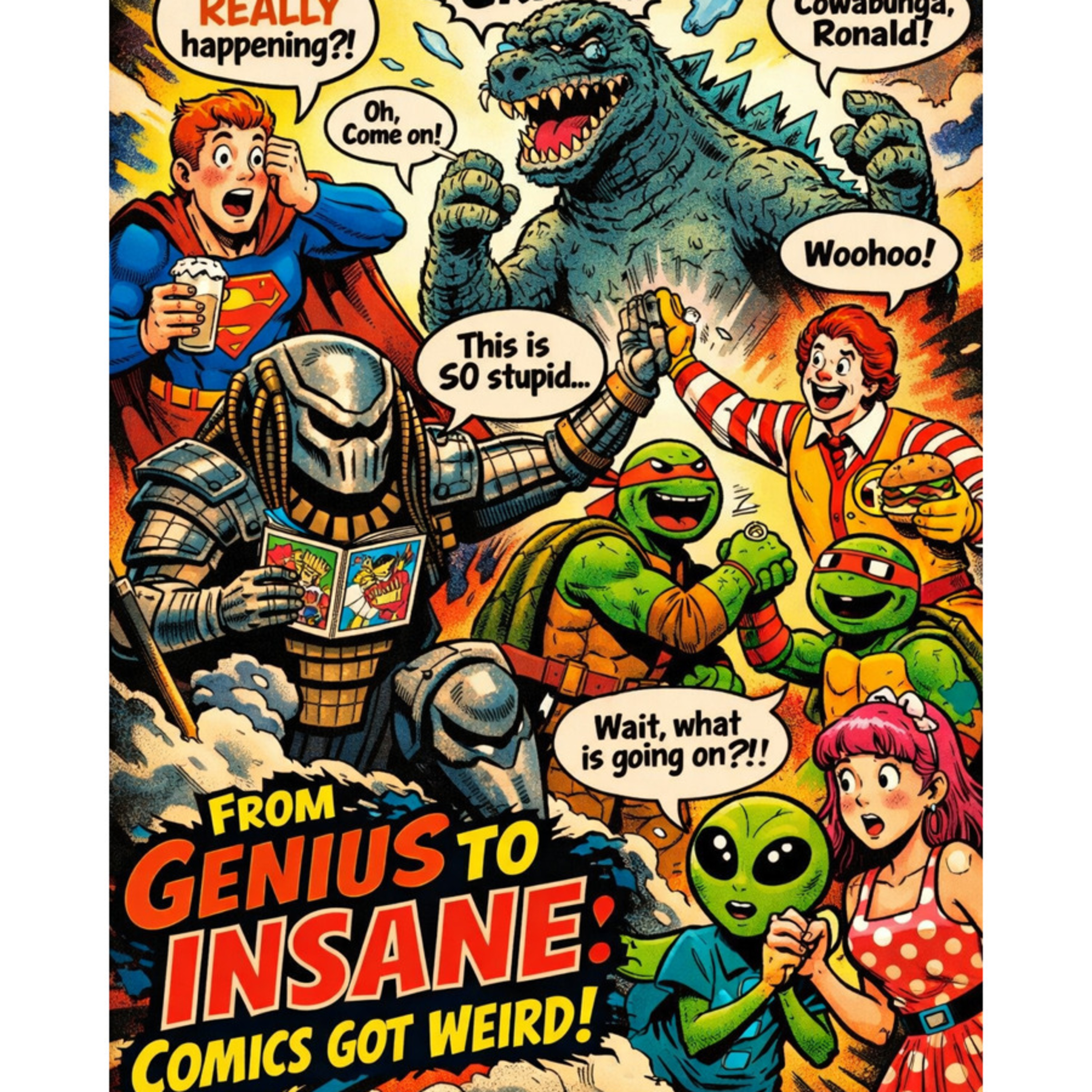 From Genius to Insane: Comics Got Weird