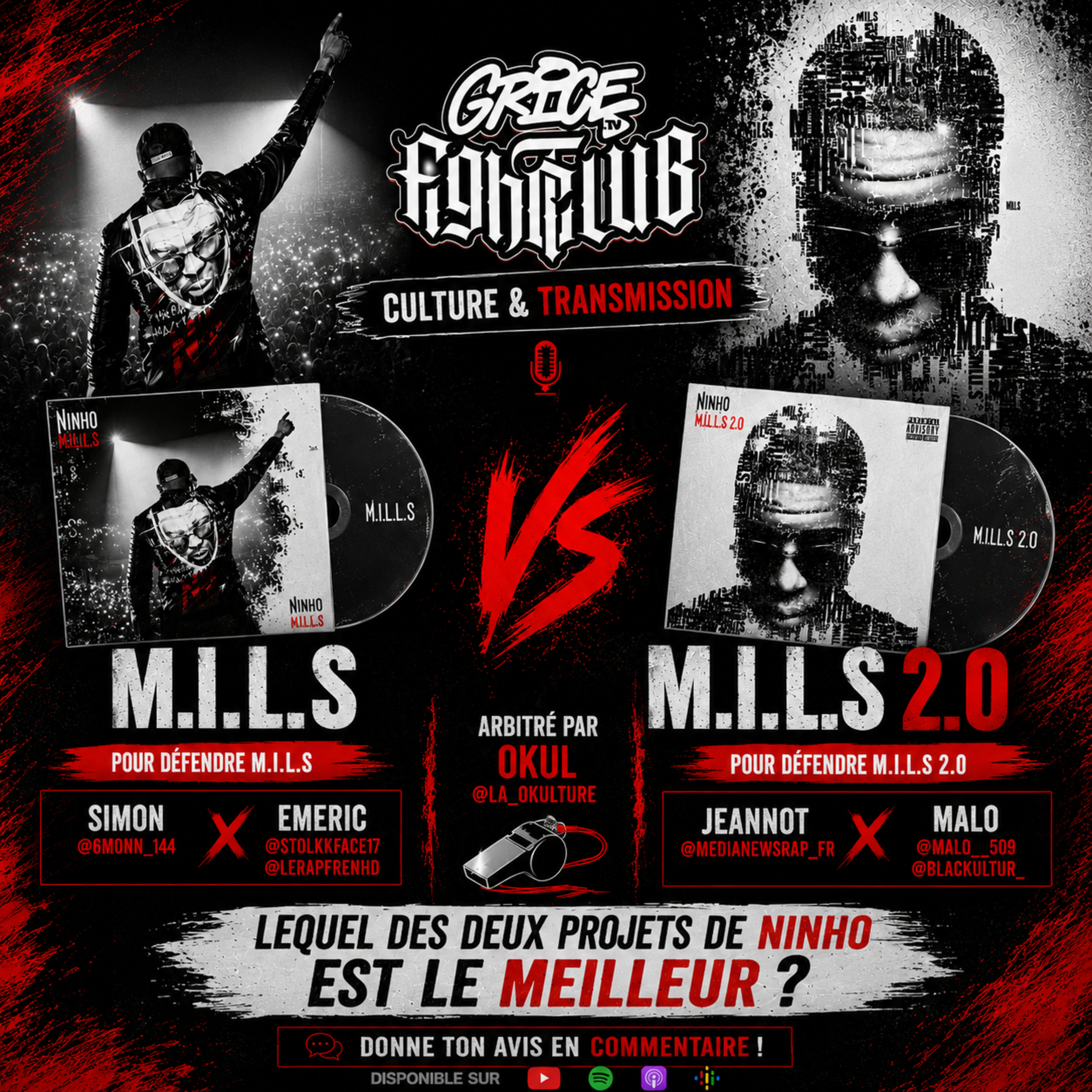 Fight Club entre les deux projets de Ninho « Mils vs Mils 2.0 » episode artwork