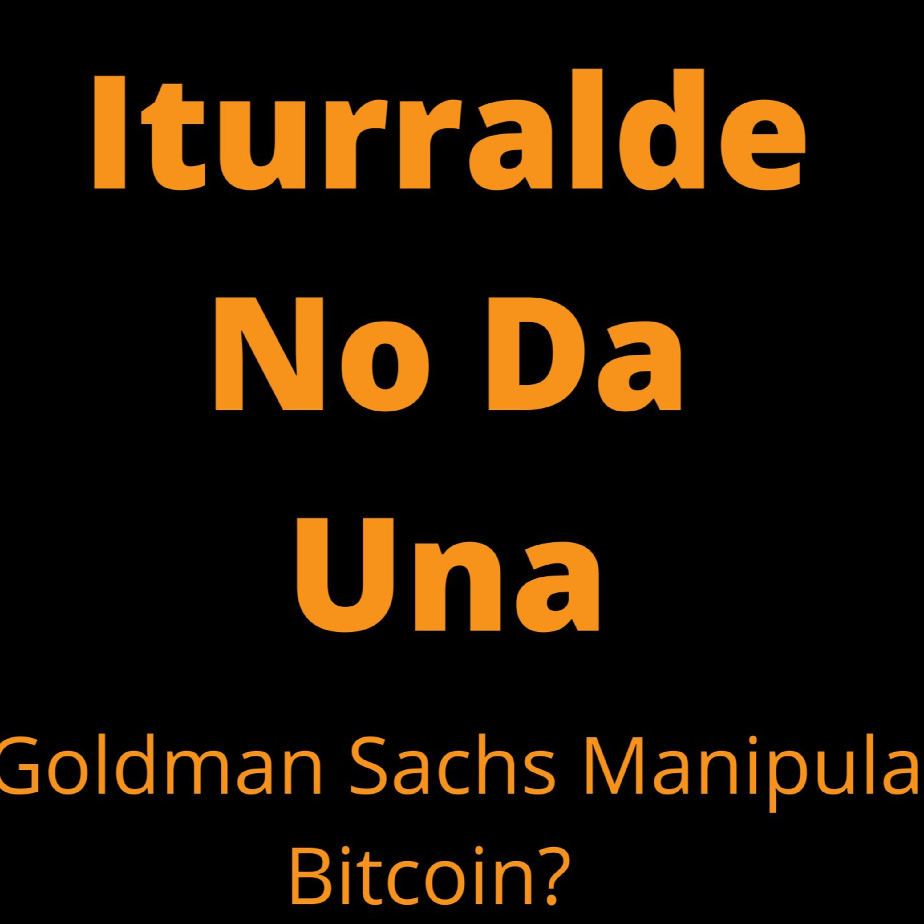 ITURRALDE SUSPENDE EN BITCOIN