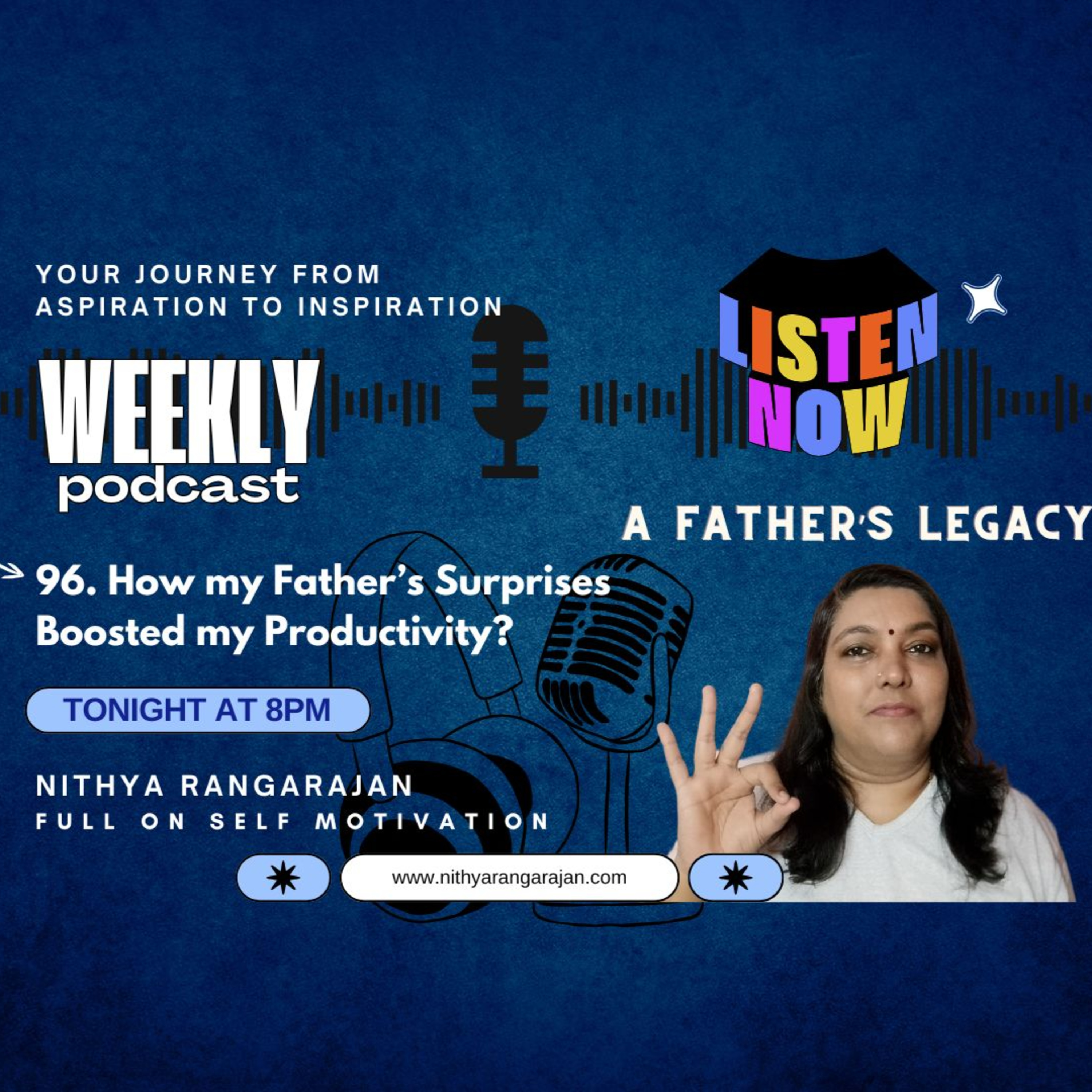 96. How my Father's Surprises Boosted my Productivity? episode artwork