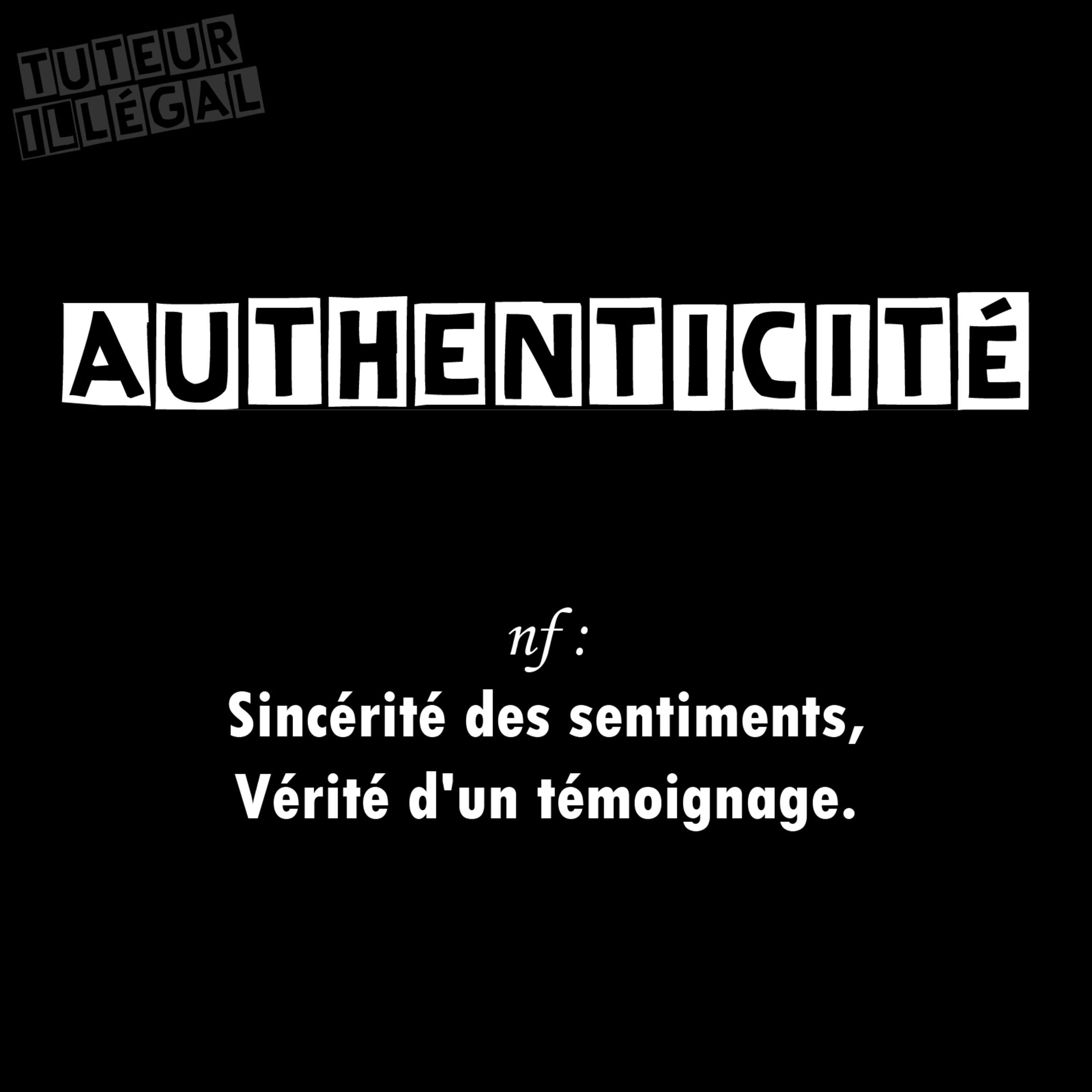 Authenticité