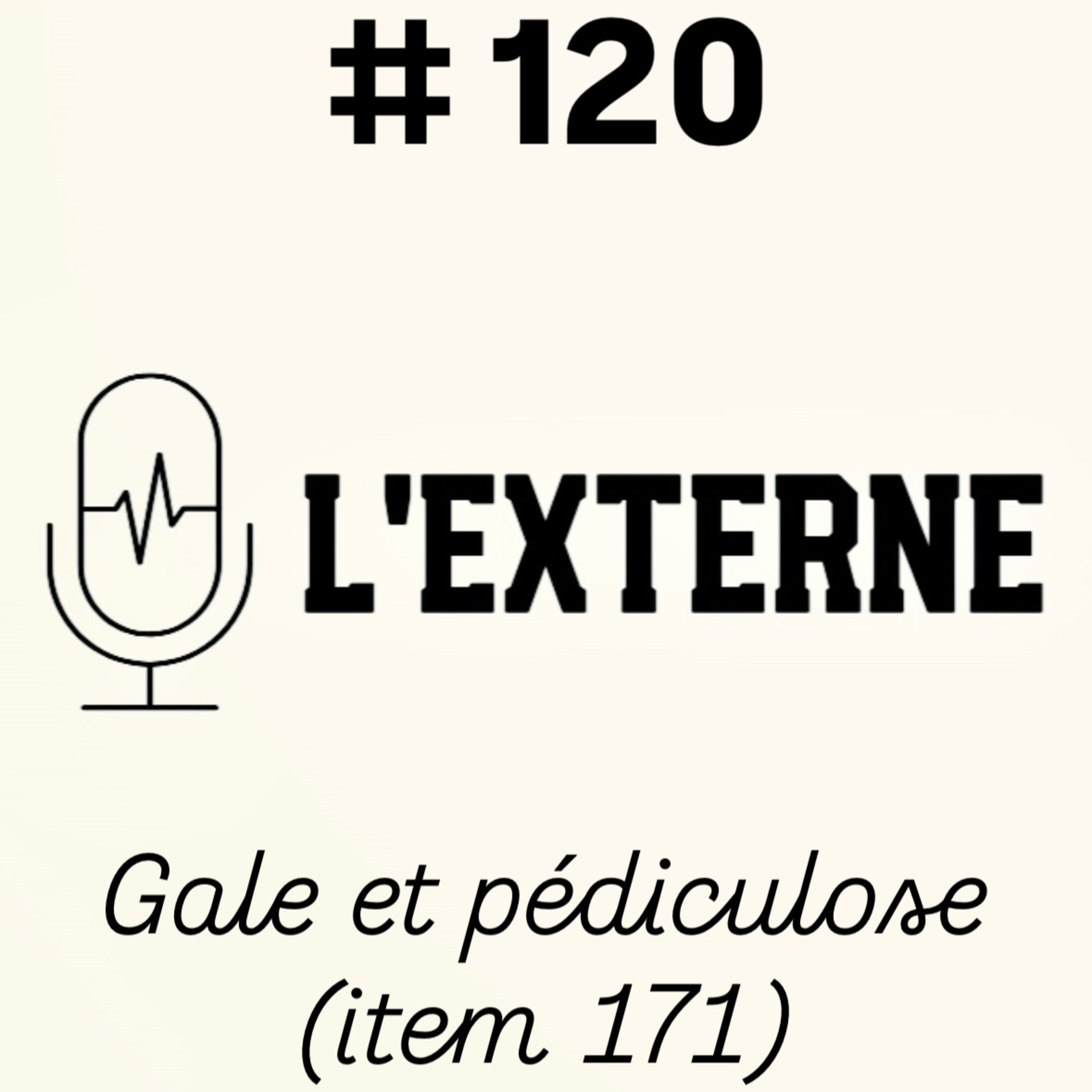 Episode 120 - Gale et pédiculoses (item 171)