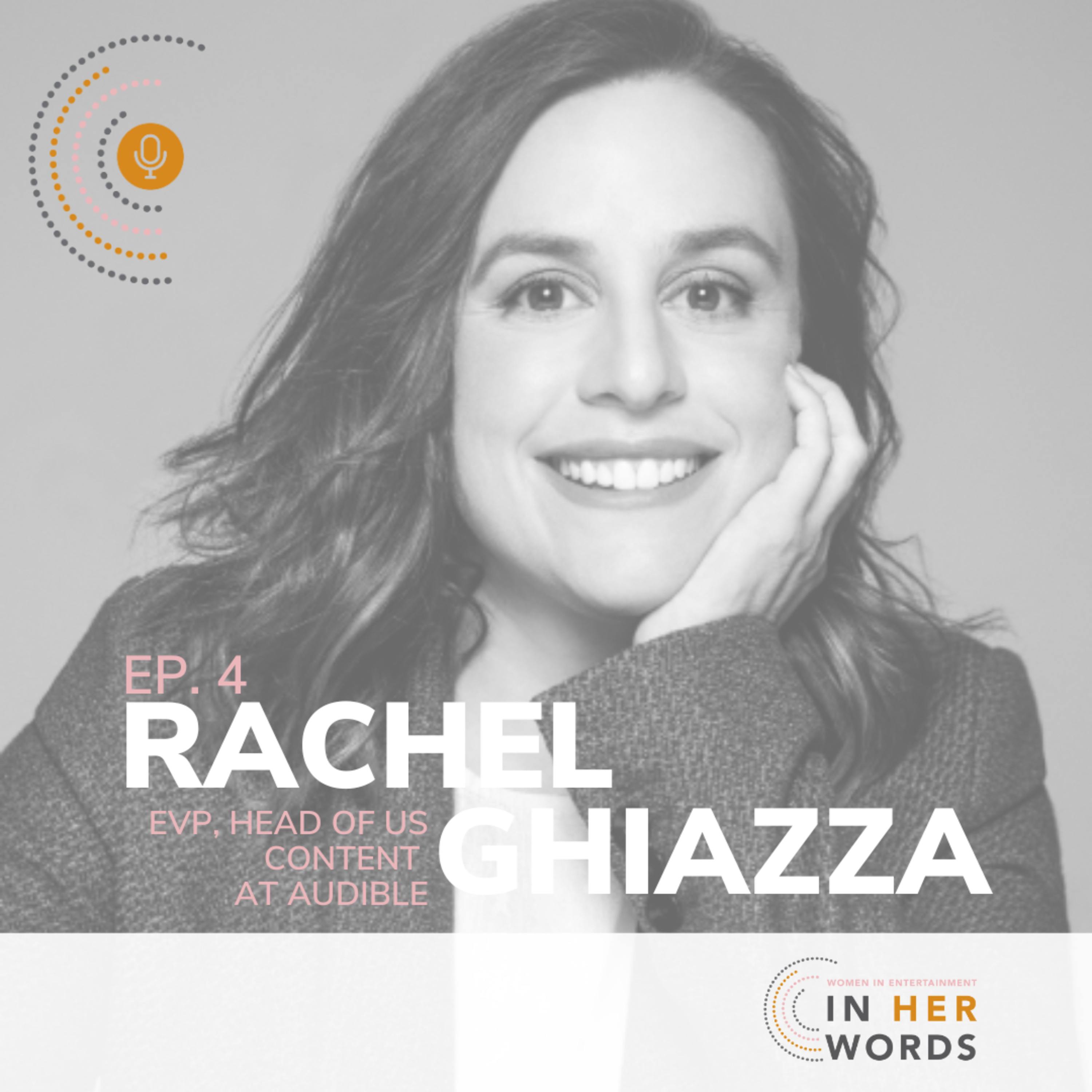 From Concept to Creation: In Conversation with Audible's Rachel Ghiazza on 'In Her Words' episode artwork