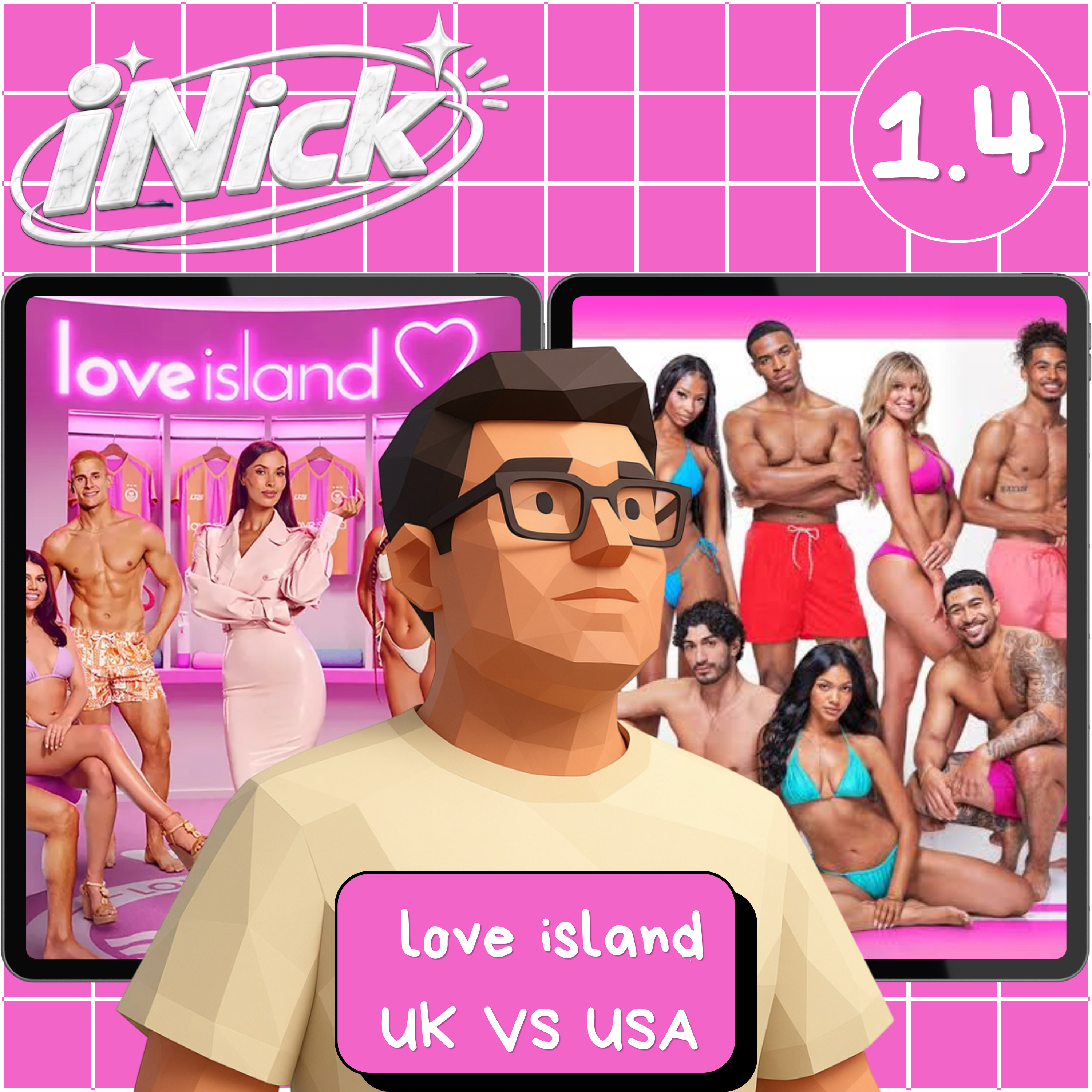 iNick 1.4 | love island uk 🇬🇧 vs usa 🇺🇸  episode artwork