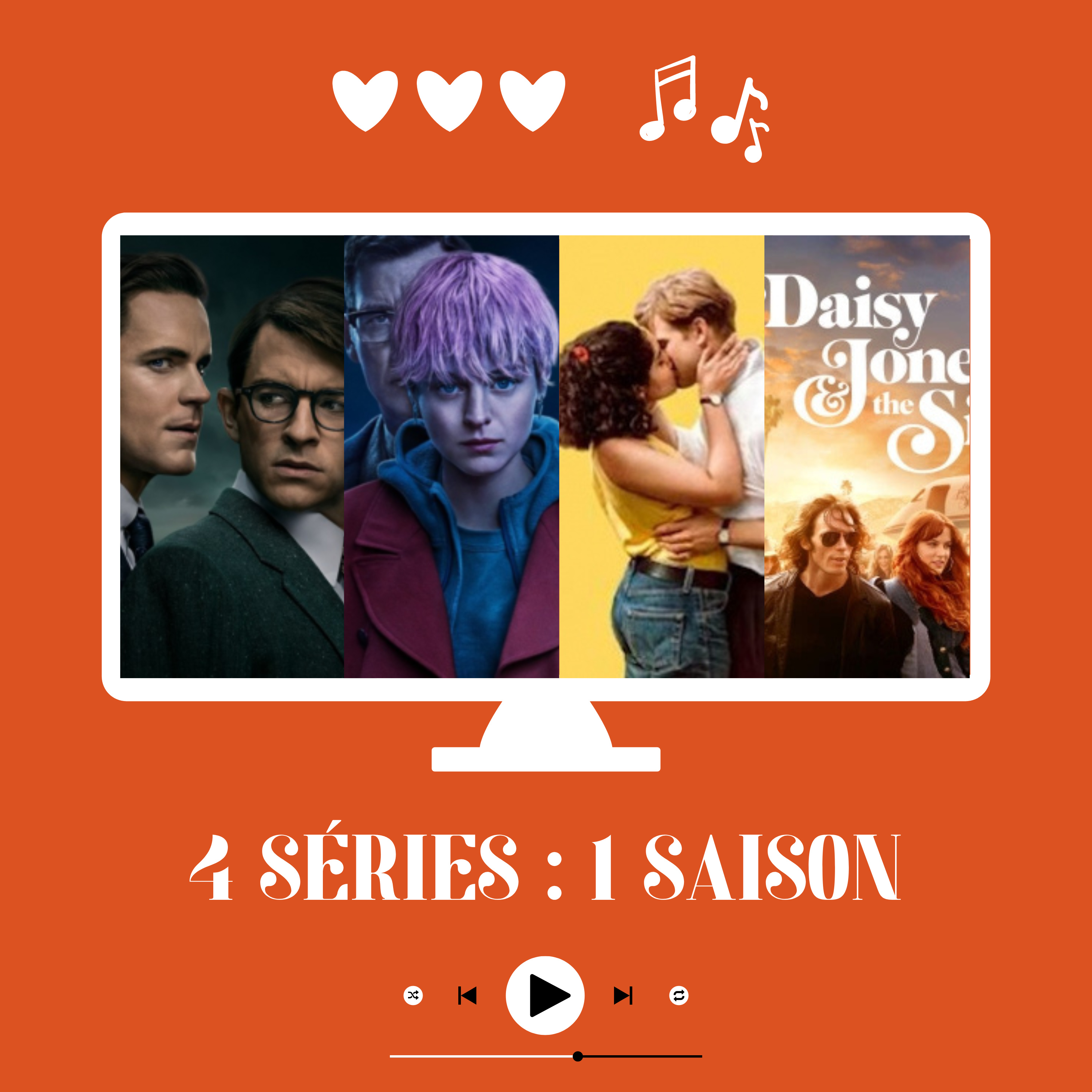 4 séries : 1 saison - juillet 2024