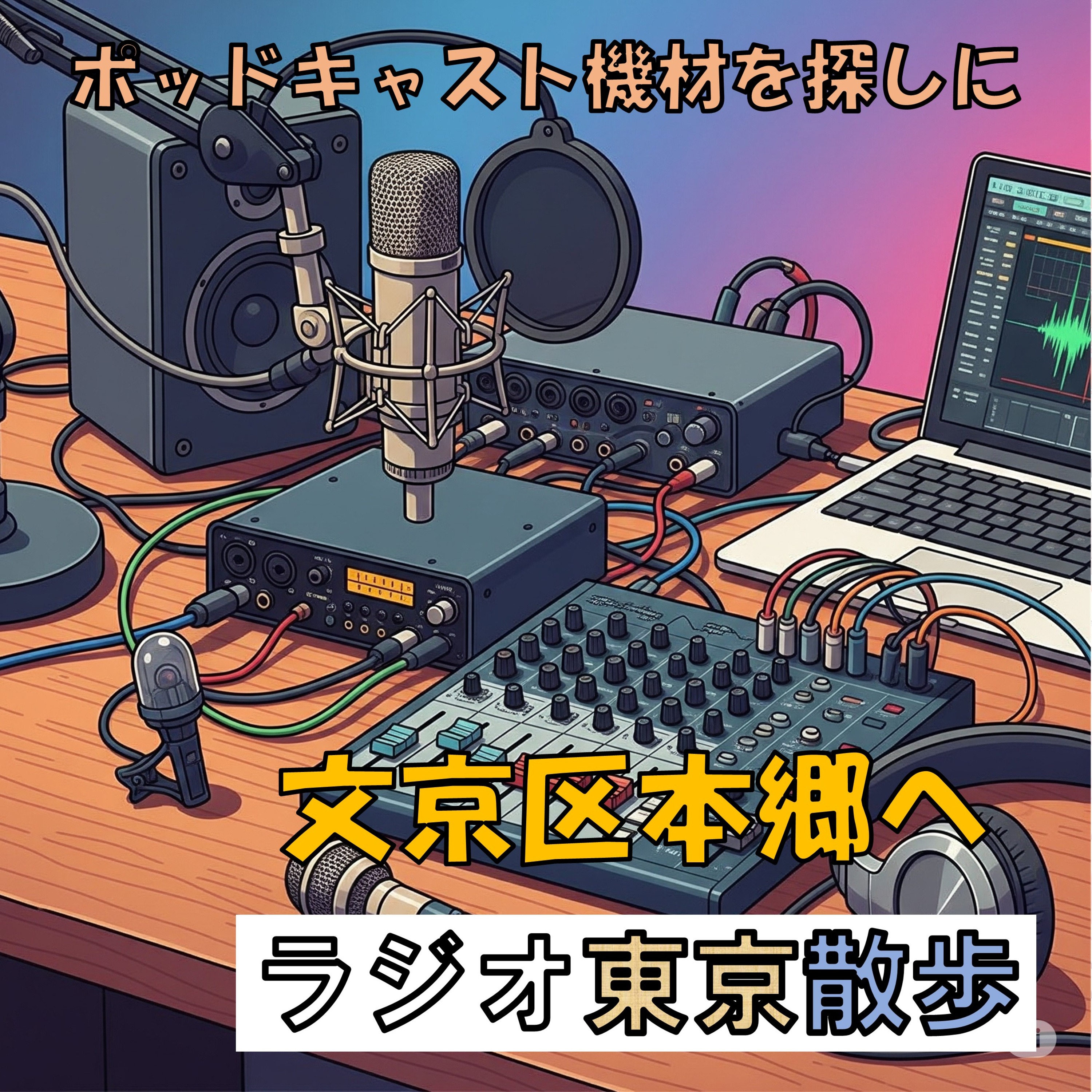 ポッドキャスト収録機材を探しに本郷へ episode artwork
