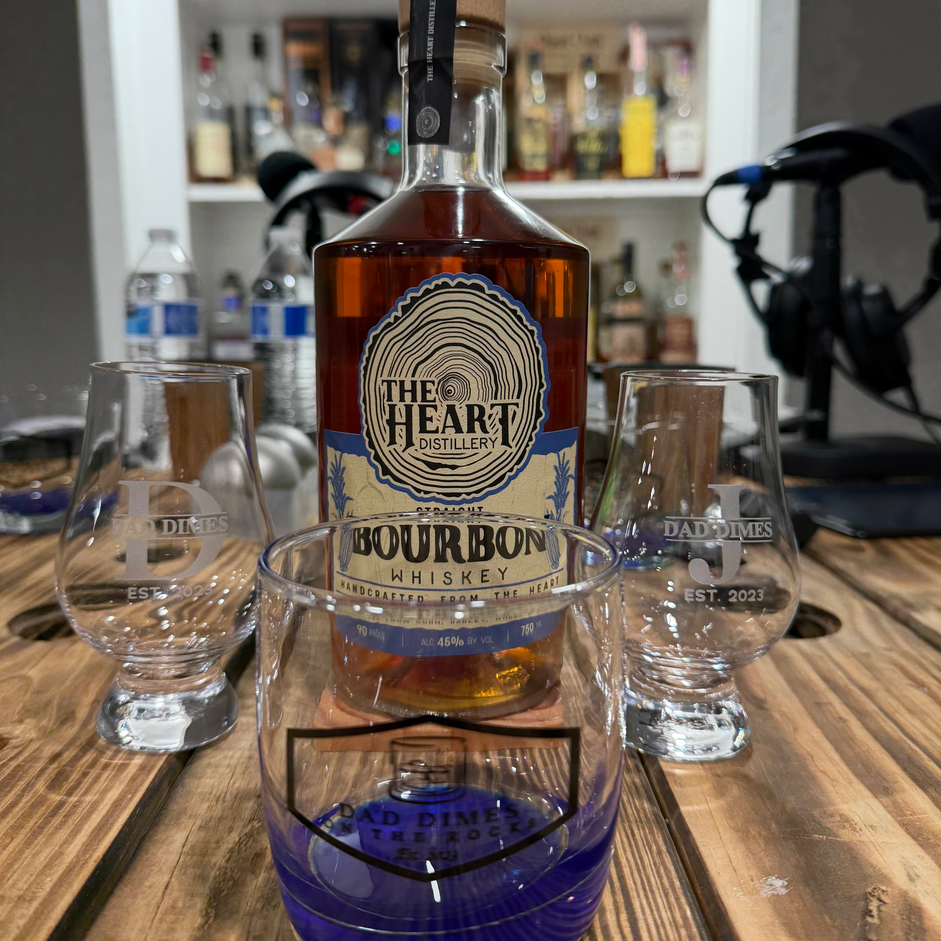 🥃 DadDimes on the Rocks — Season 6, Episode 14: The Heart Distillery Straight Bourbon Whiskey Review episode artwork