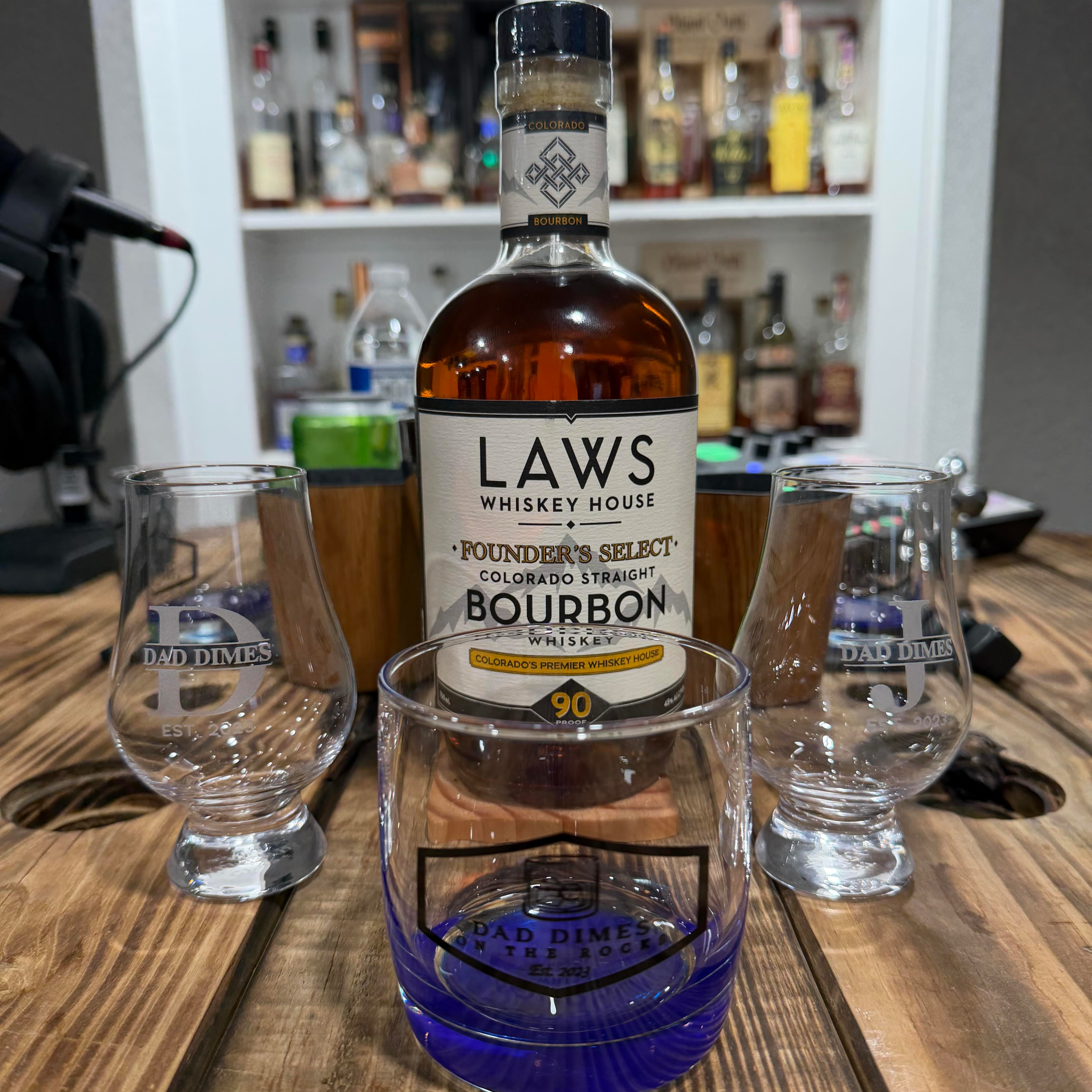 DadDimes on the Rocks — Season 6, Episode 17: Laws Whiskey House Founders Select Colorado Straight Bourbon Review episode artwork