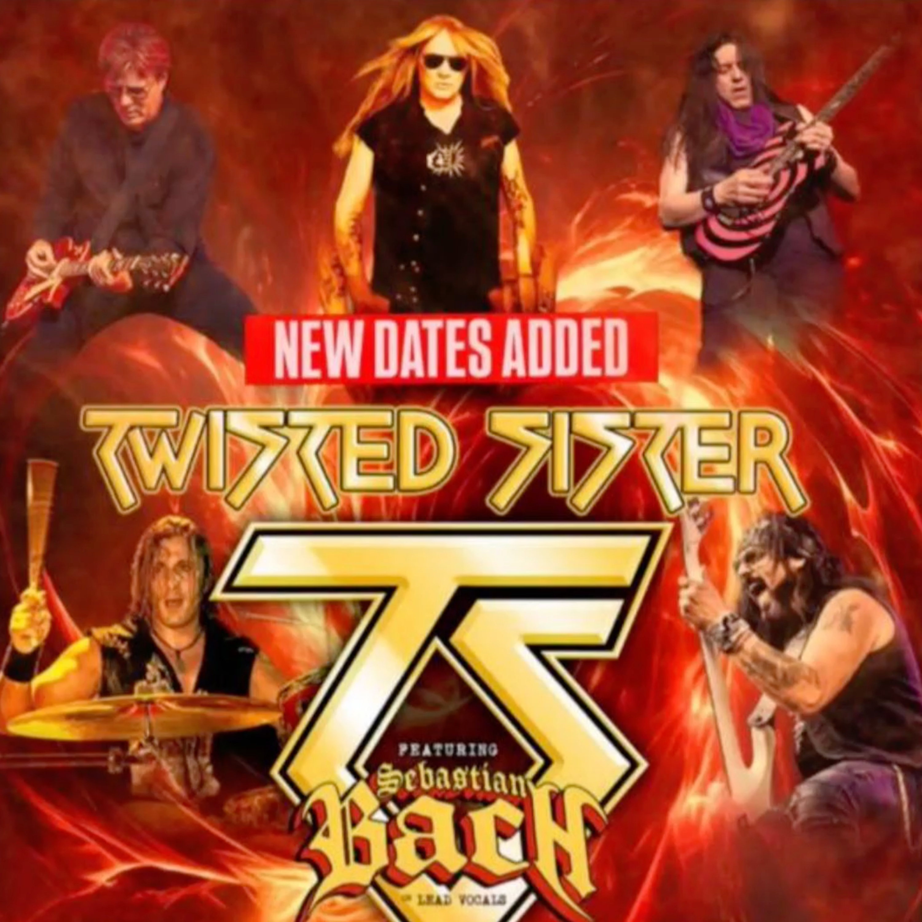 Twisted Sister "Bach in Business" with Sebastian Bach plus Paul Rodgers,Dokken and more