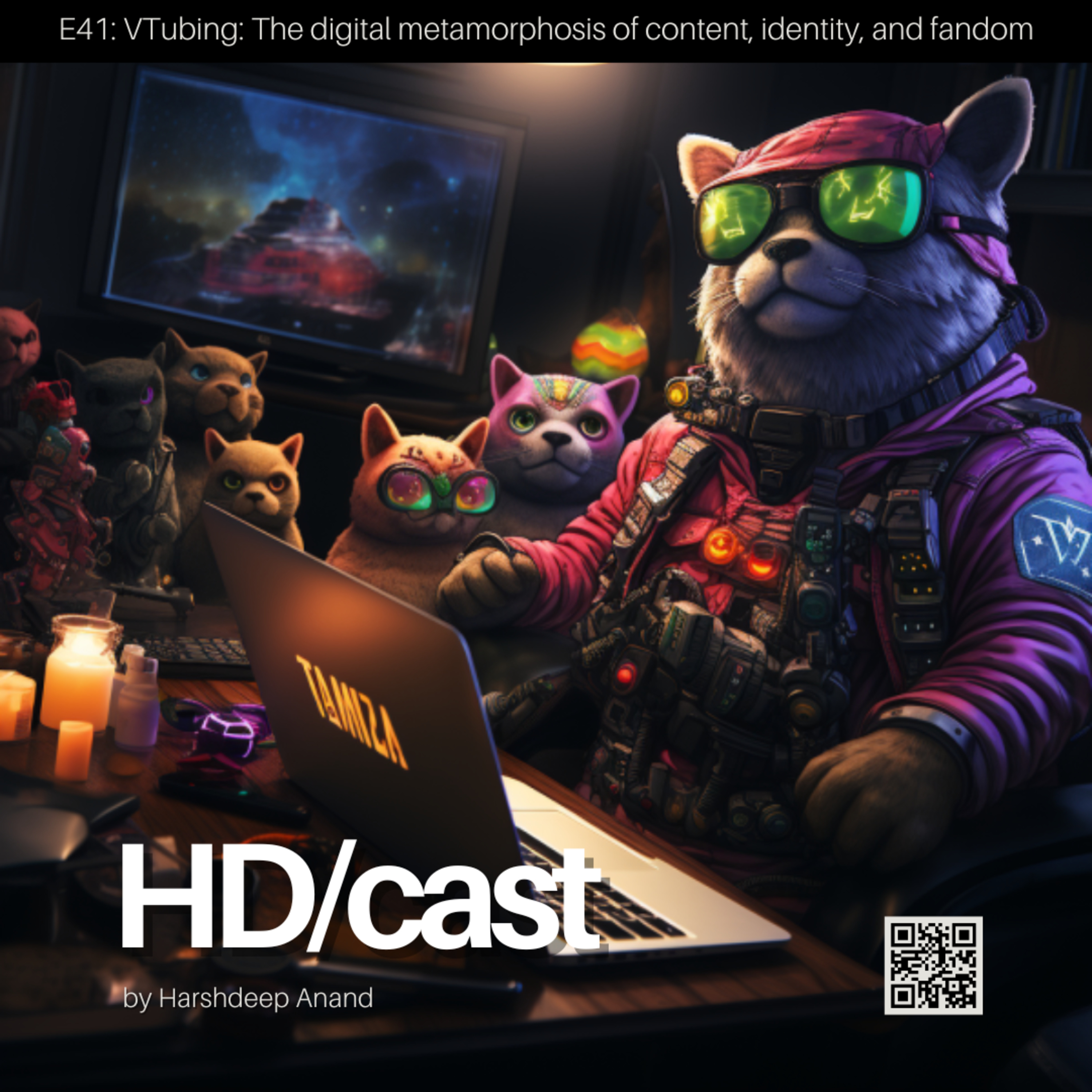 E41: VTubing: The digital metamorphosis of content, identity, and fandom episode artwork