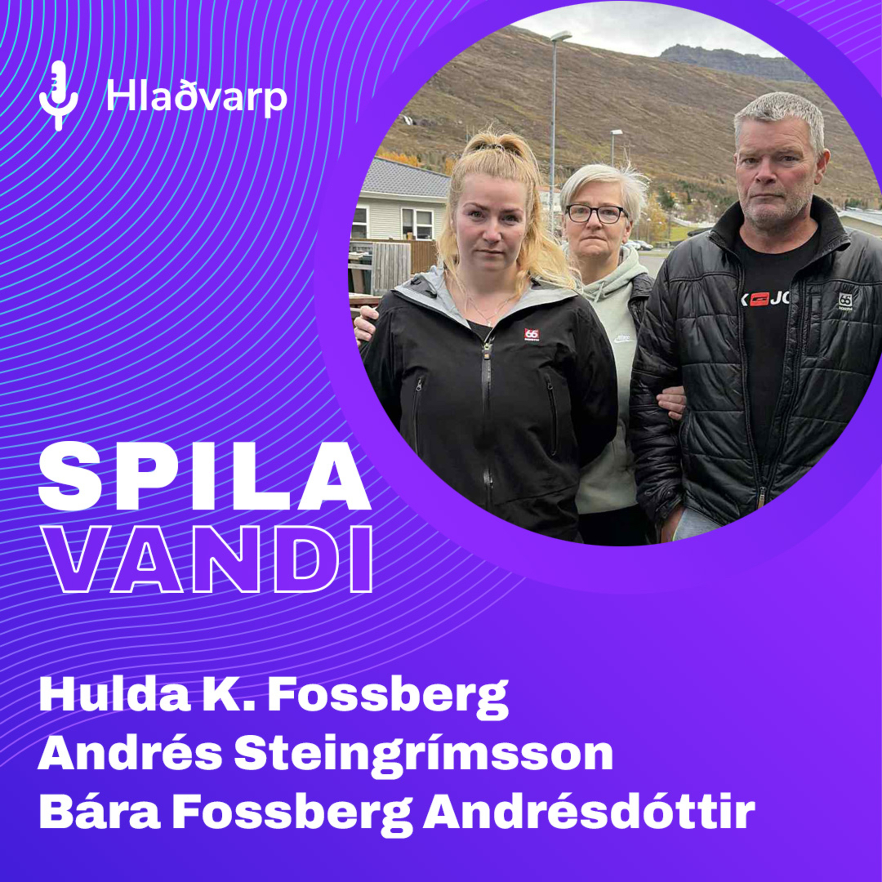 E10 - Hulda K. Fossberg, Andrés Steingrímsson og Bára Fossberg Andrésdóttir.