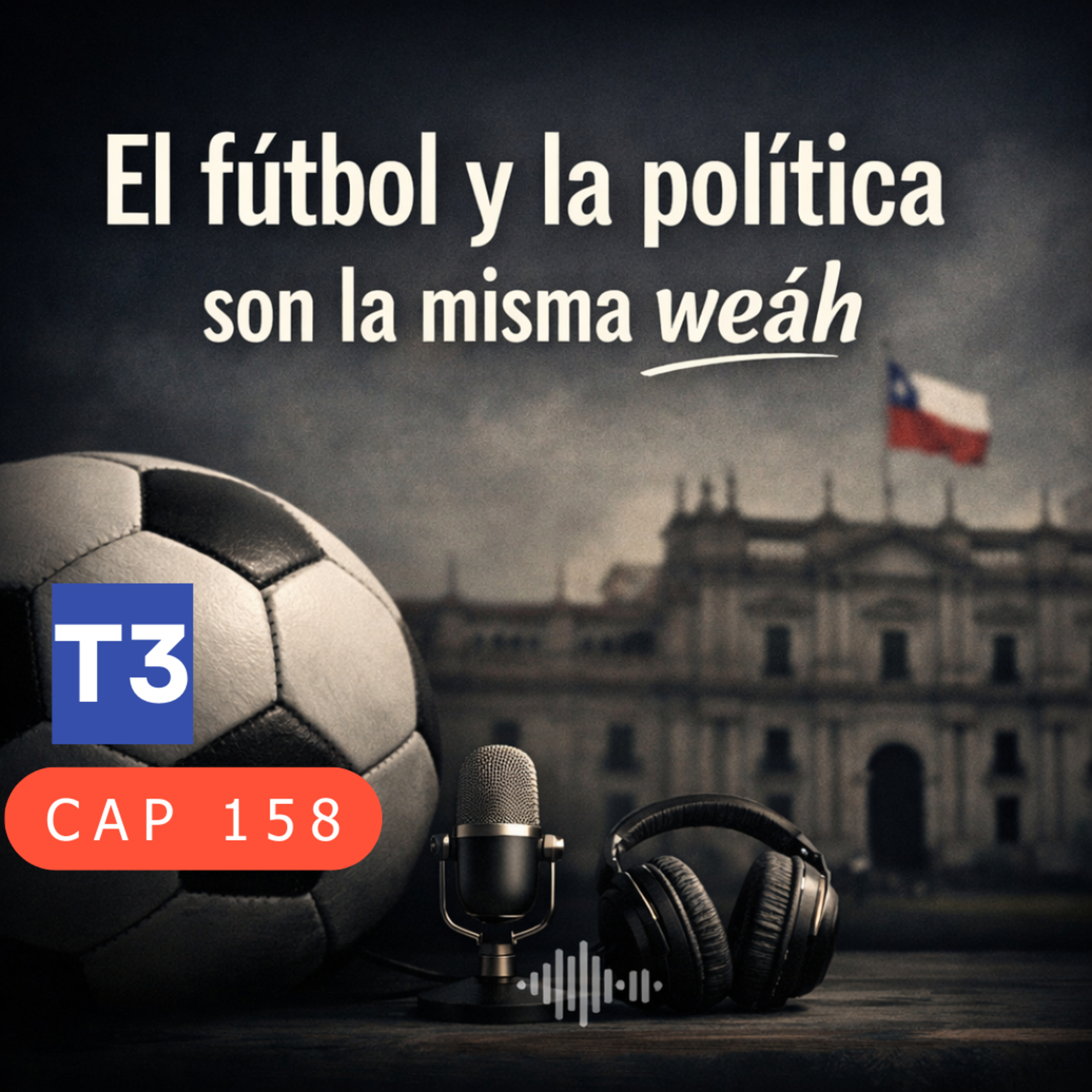 t3 cap 158. El fútbol y la política son la misma weáh #puisss