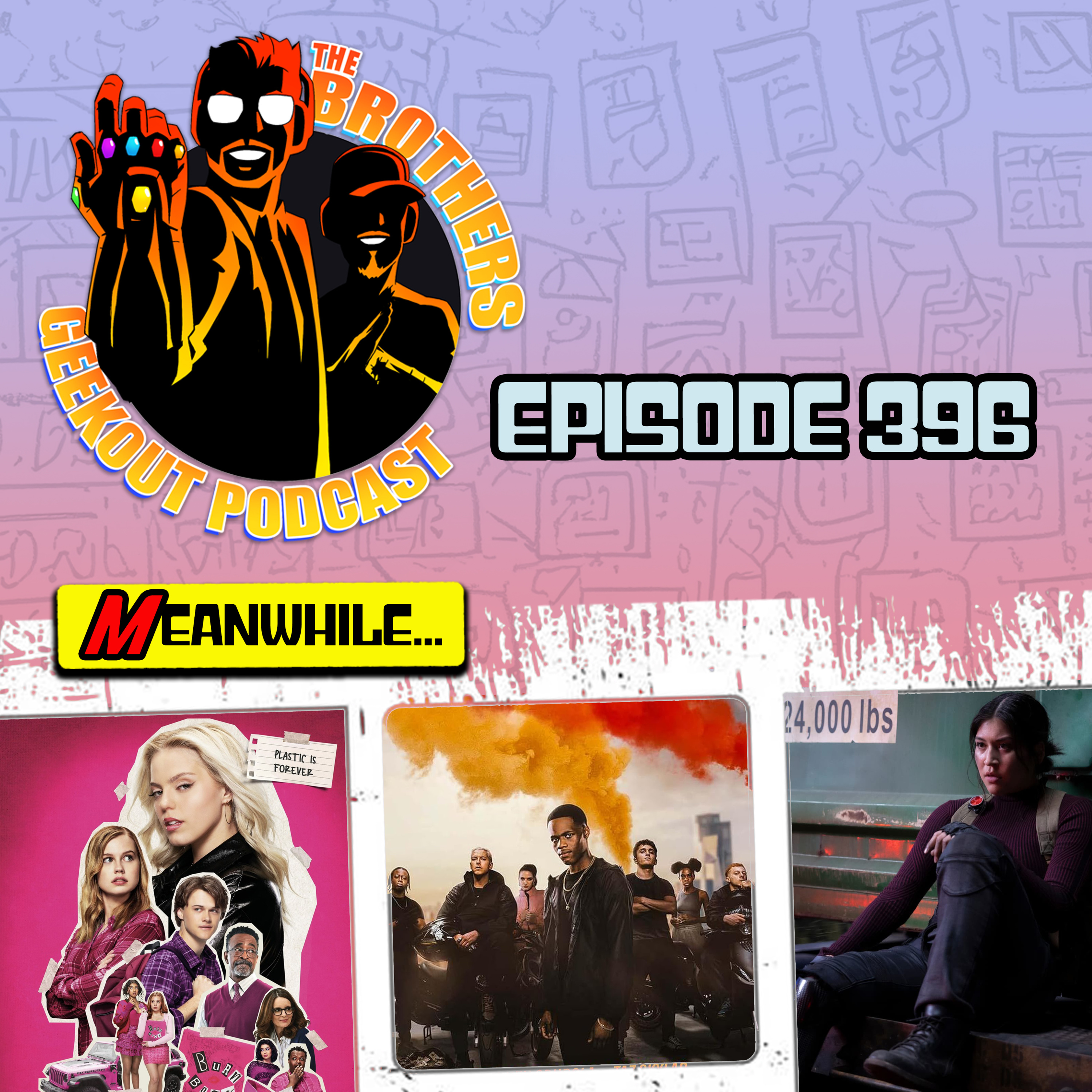 Episode 396 - Screenings Means Girls, Gassed Up, Echo, God of War Valhalla episode artwork