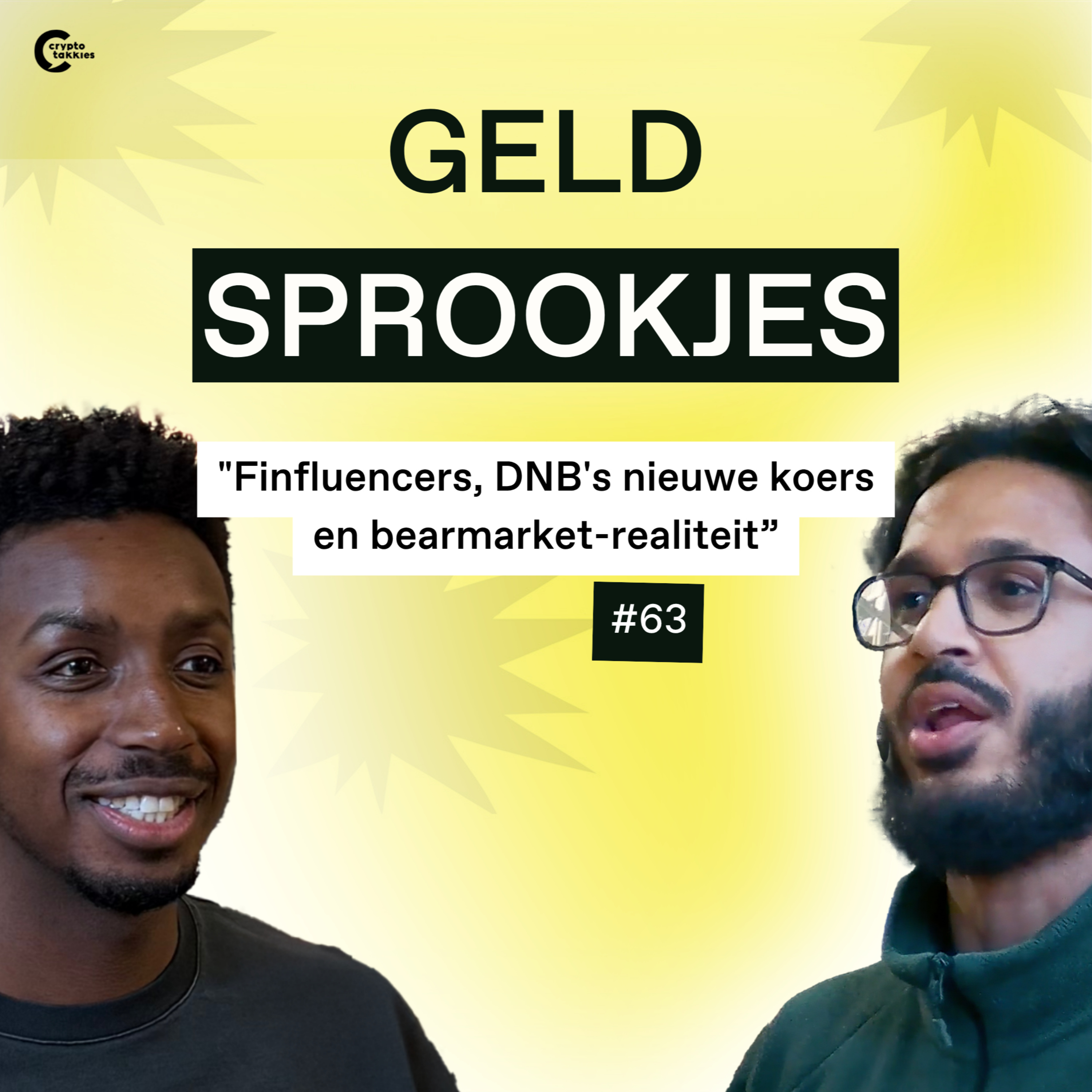 #63 Geldsprookjes ontmaskerd | "Finfluencers, DNB's nieuwe koers en bearmarket-realiteit” episode artwork