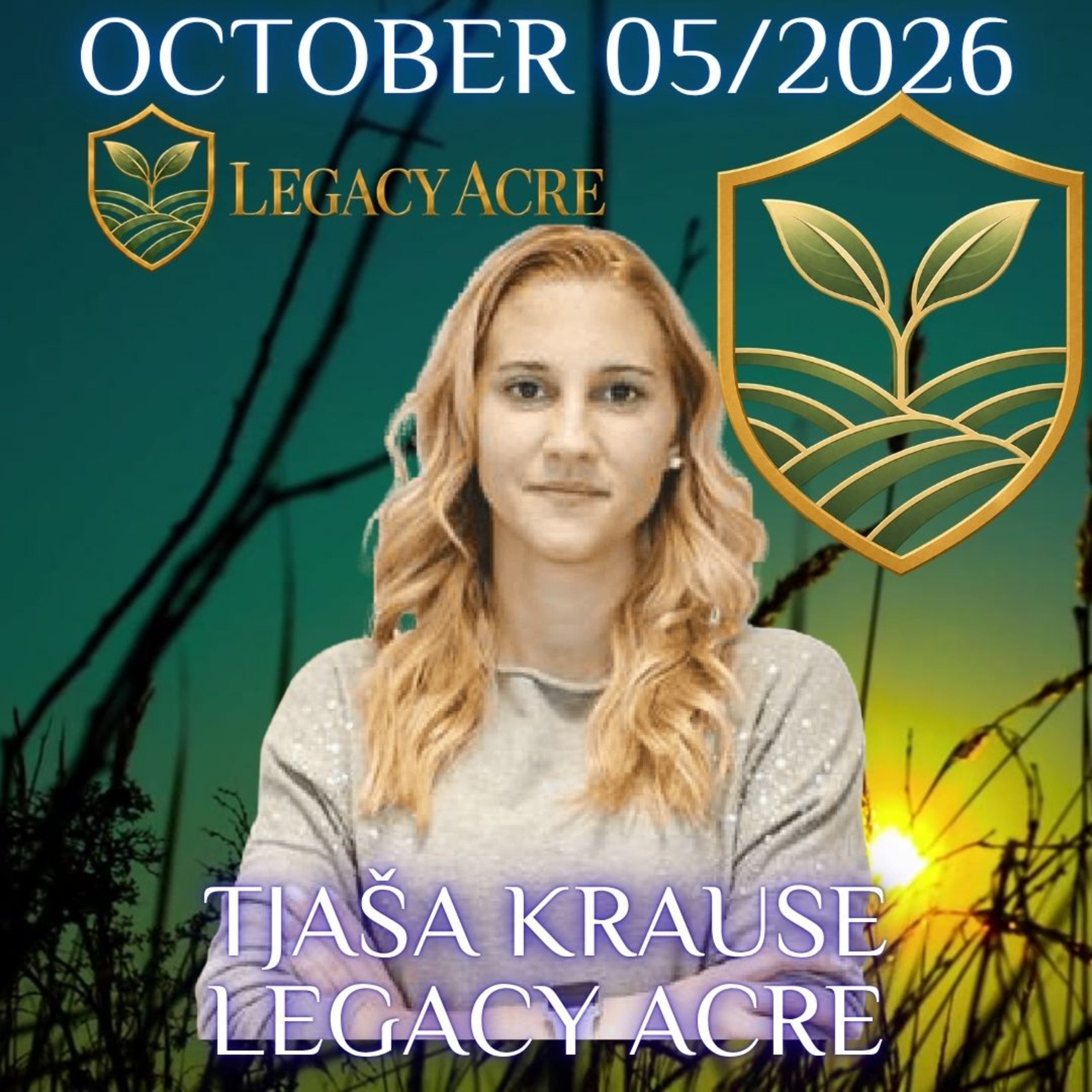 Tjaša Krause and Legacy Acre