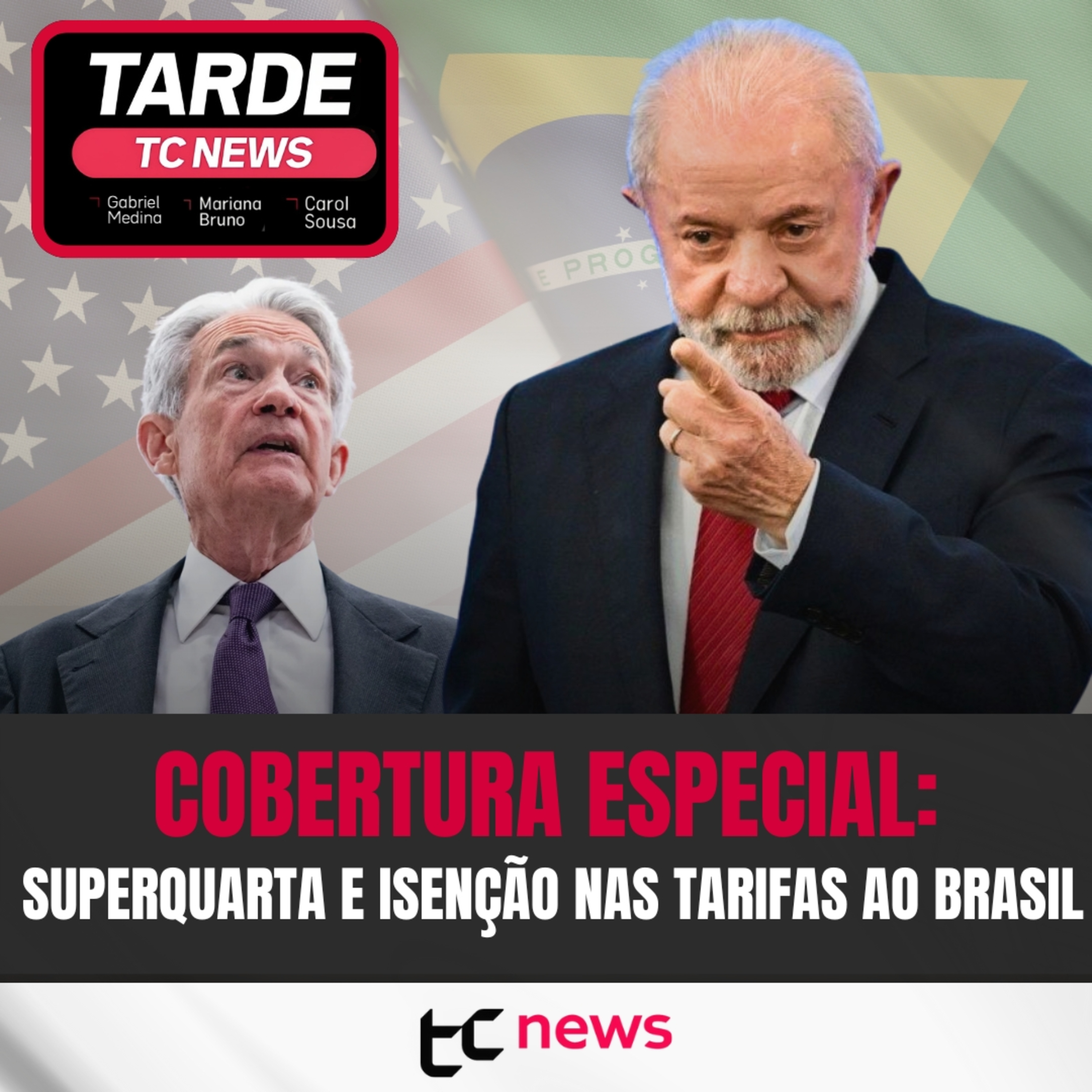 Trump isenta produtos brasileiros de tarifaço; Fed segura juros e Powell freia otimismo episode artwork
