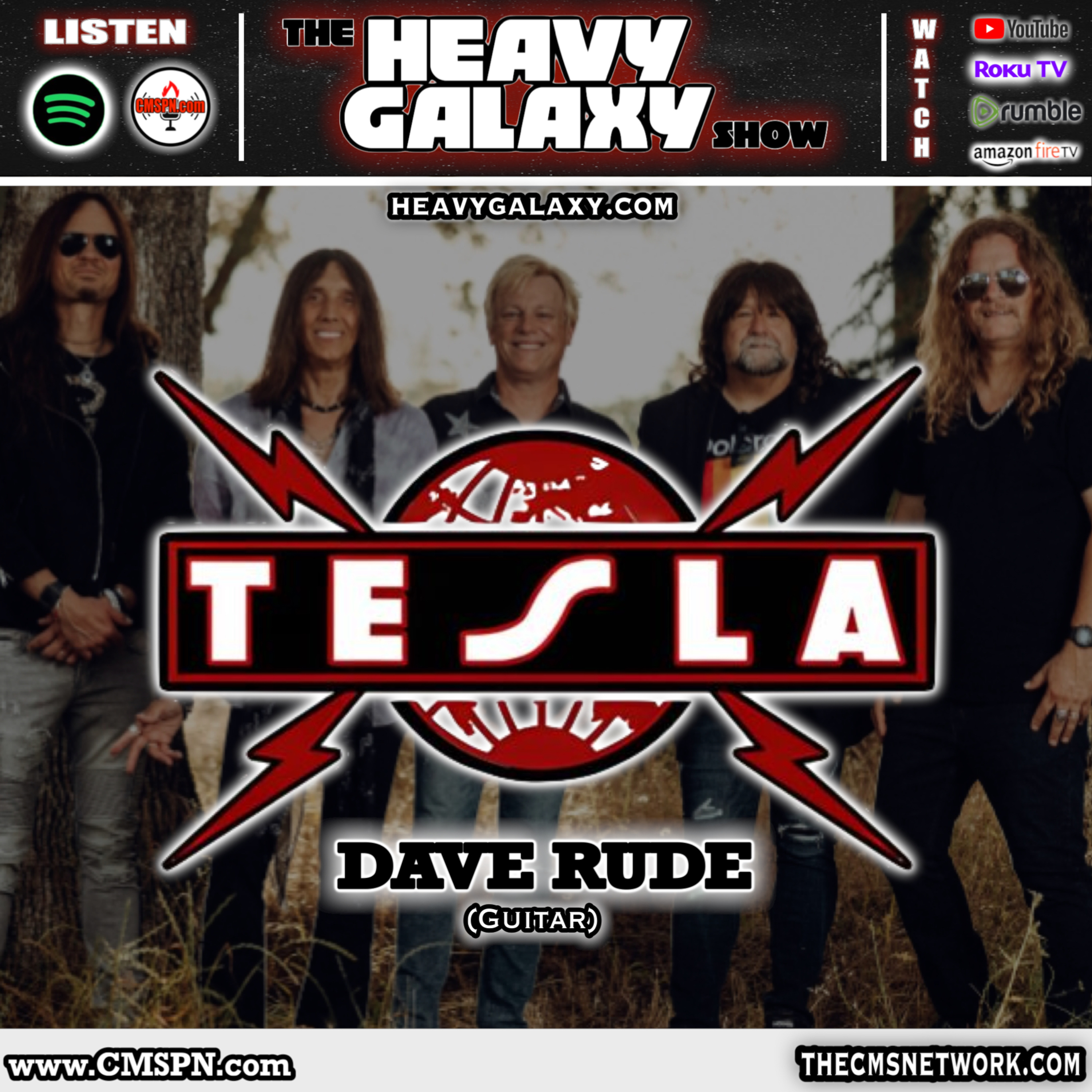 TESLA guitarist Dave Rude episode artwork