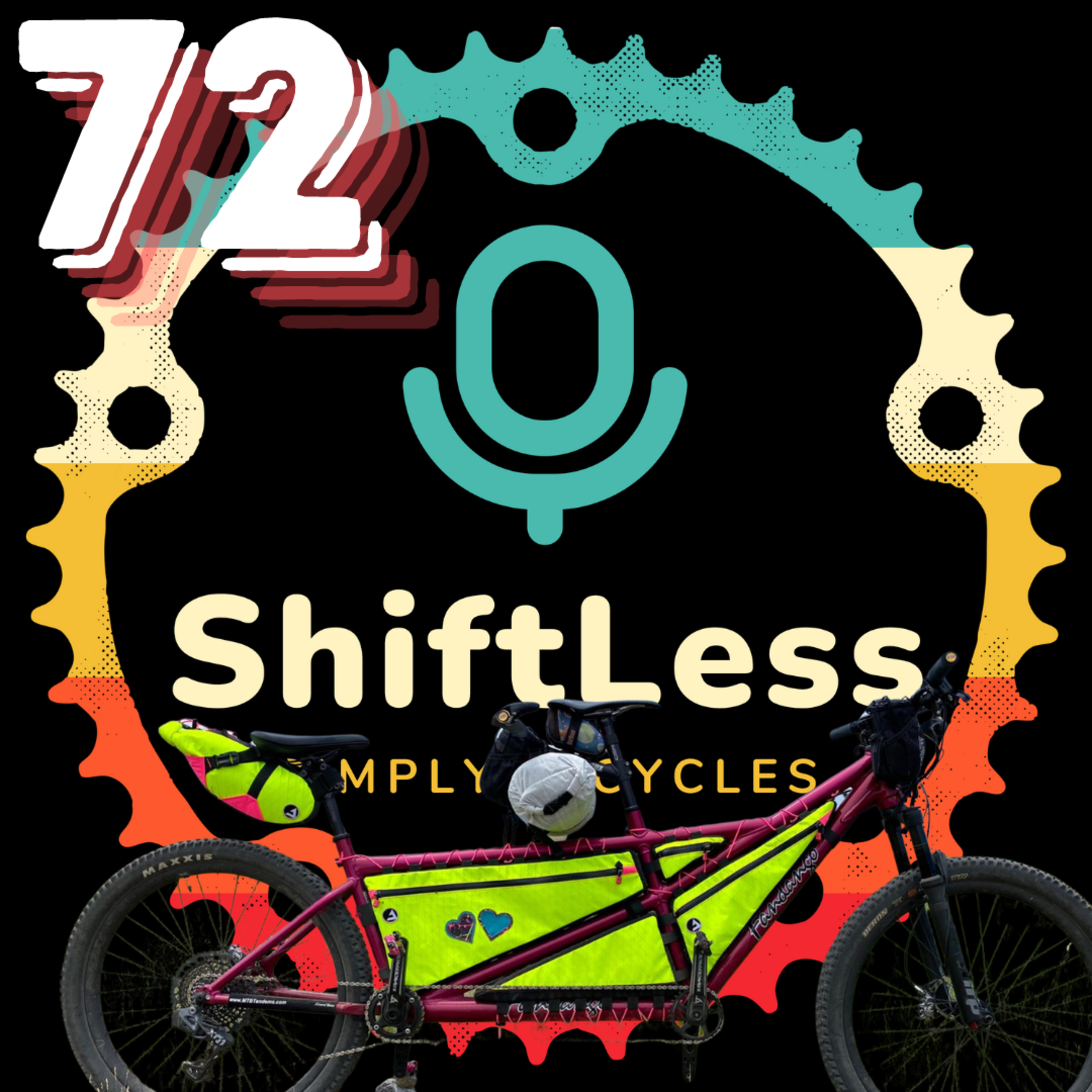 Episode 72 - Brad & Kevin Bikepacking on a Tandem? Olympics Stupidity & The Science of Seatposts  episode artwork