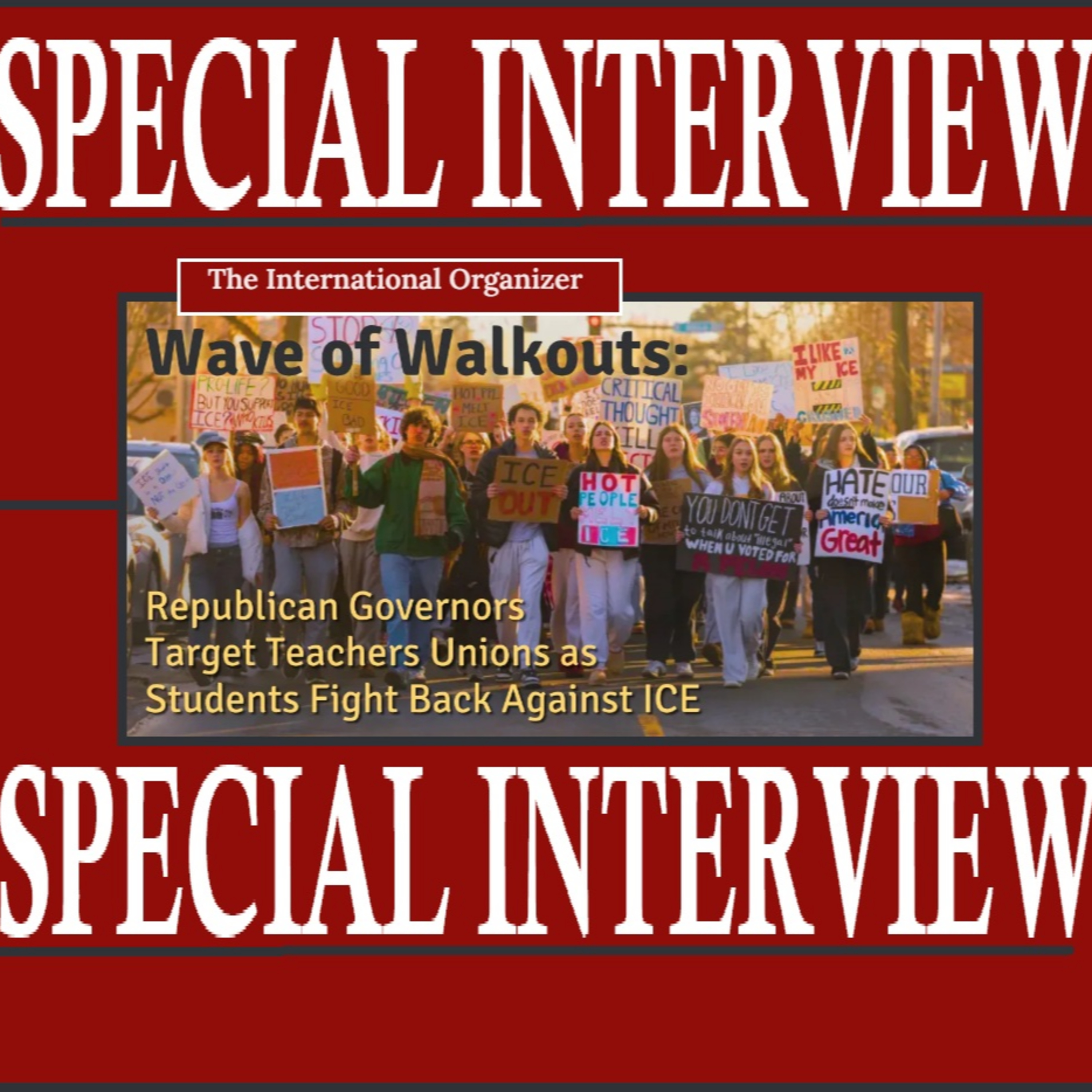 SNV Special Interview: The International Organizer On Student Walkouts, Repression episode artwork