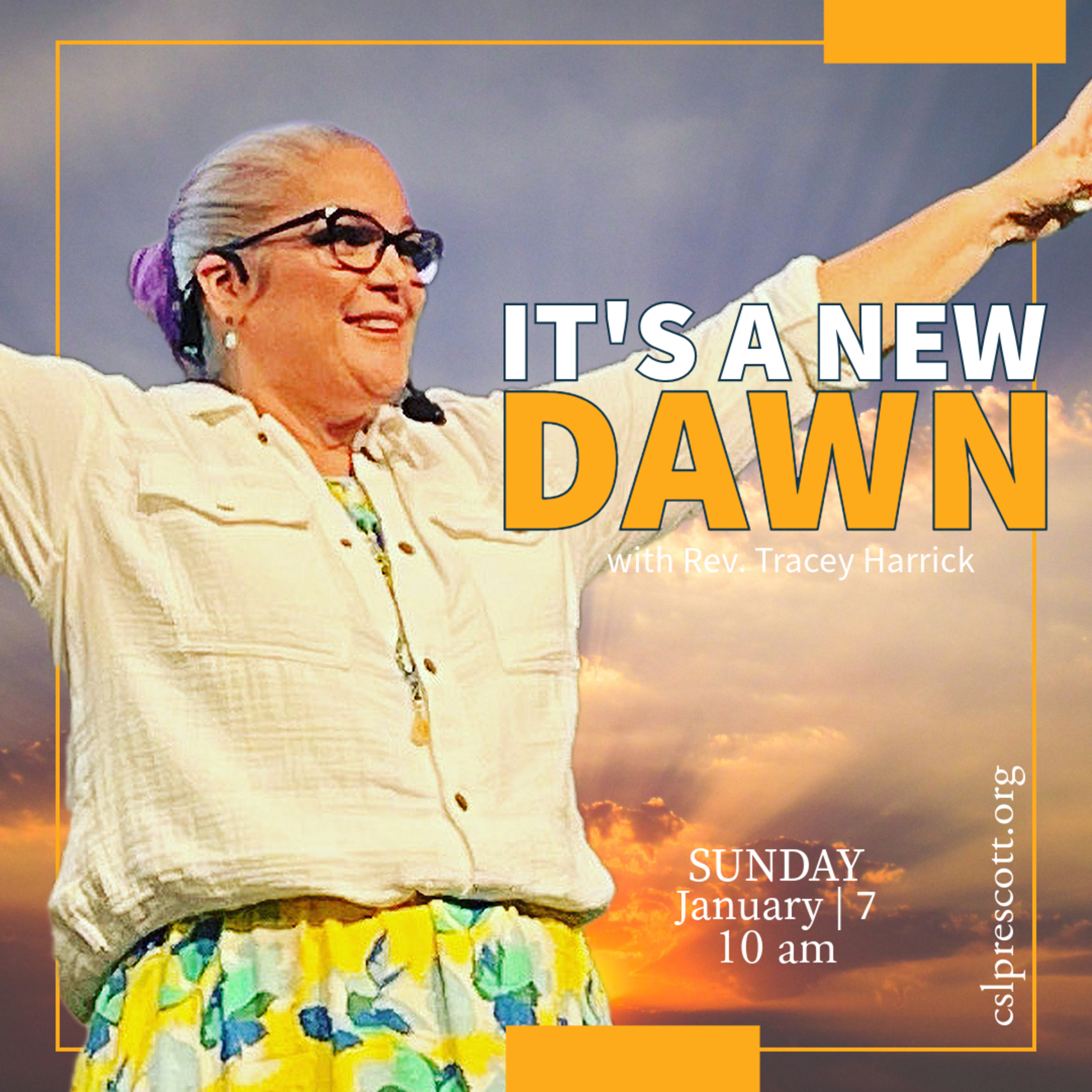 Rev. Tracey Harrick - It's a New Dawn episode artwork