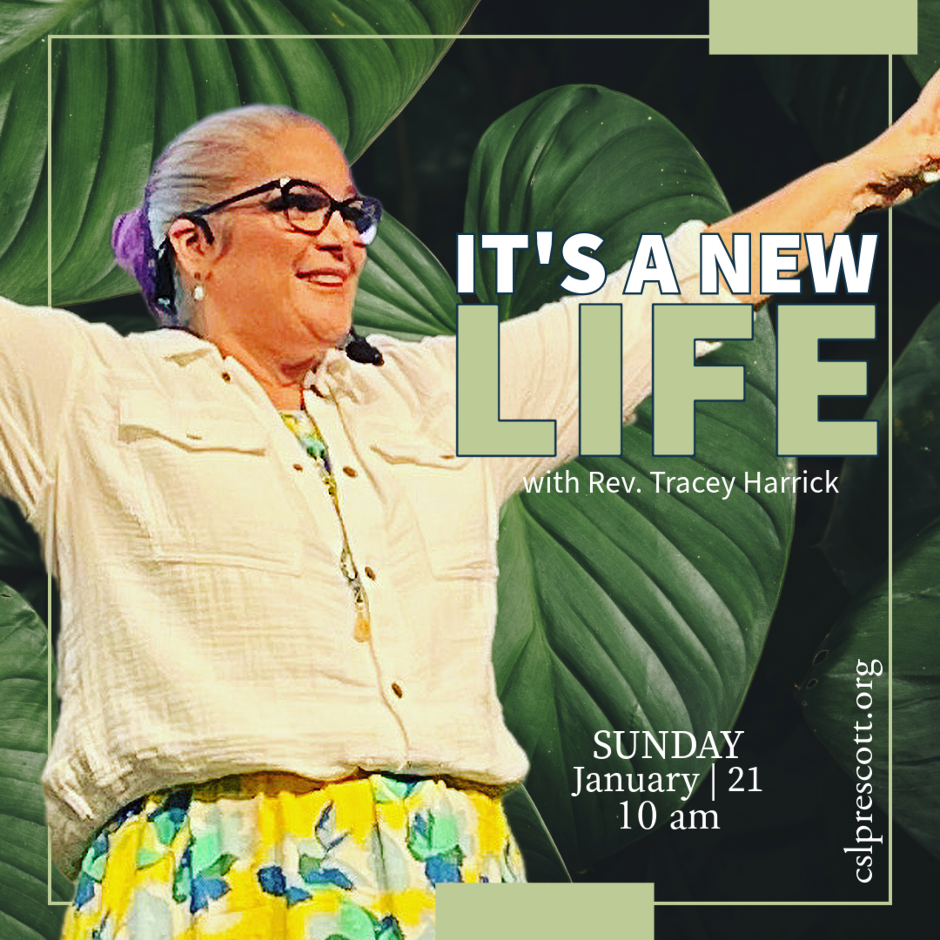 Rev. Tracey Harrick - It's a New Life episode artwork