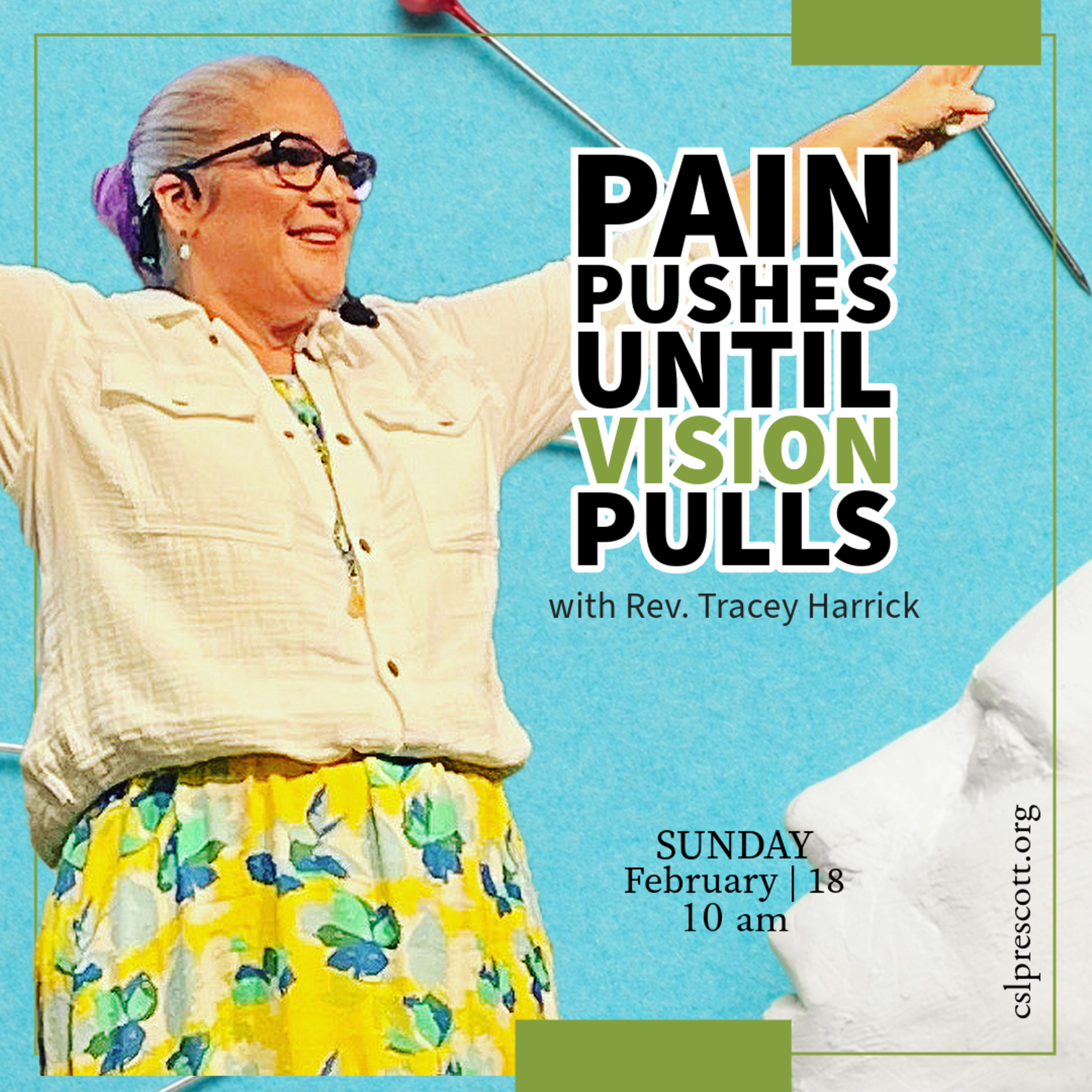 Rev. Tracey Harrick - Pain Pushes Until Vision Pulls episode artwork