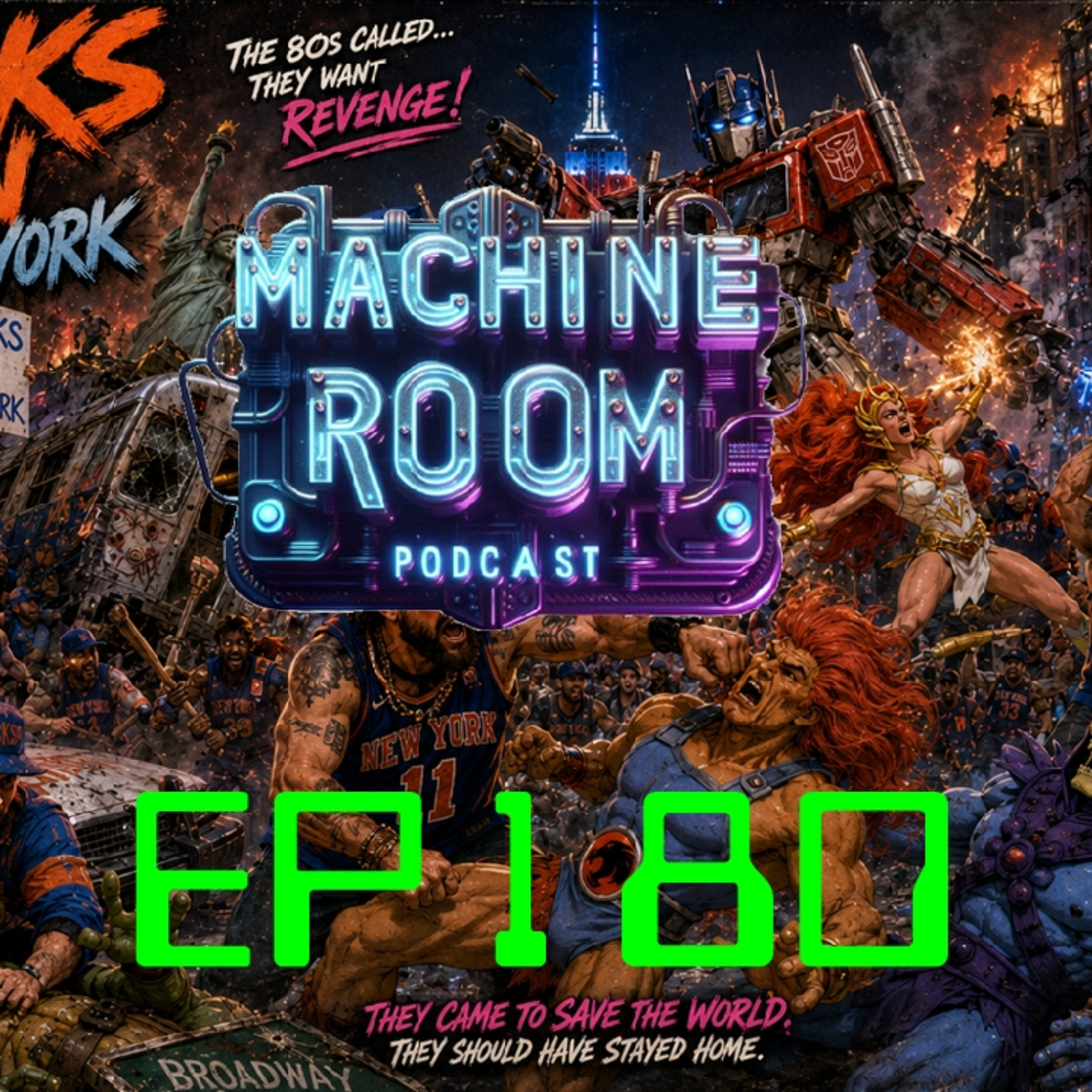 EP180 - The Knicks VS Superheroes episode artwork