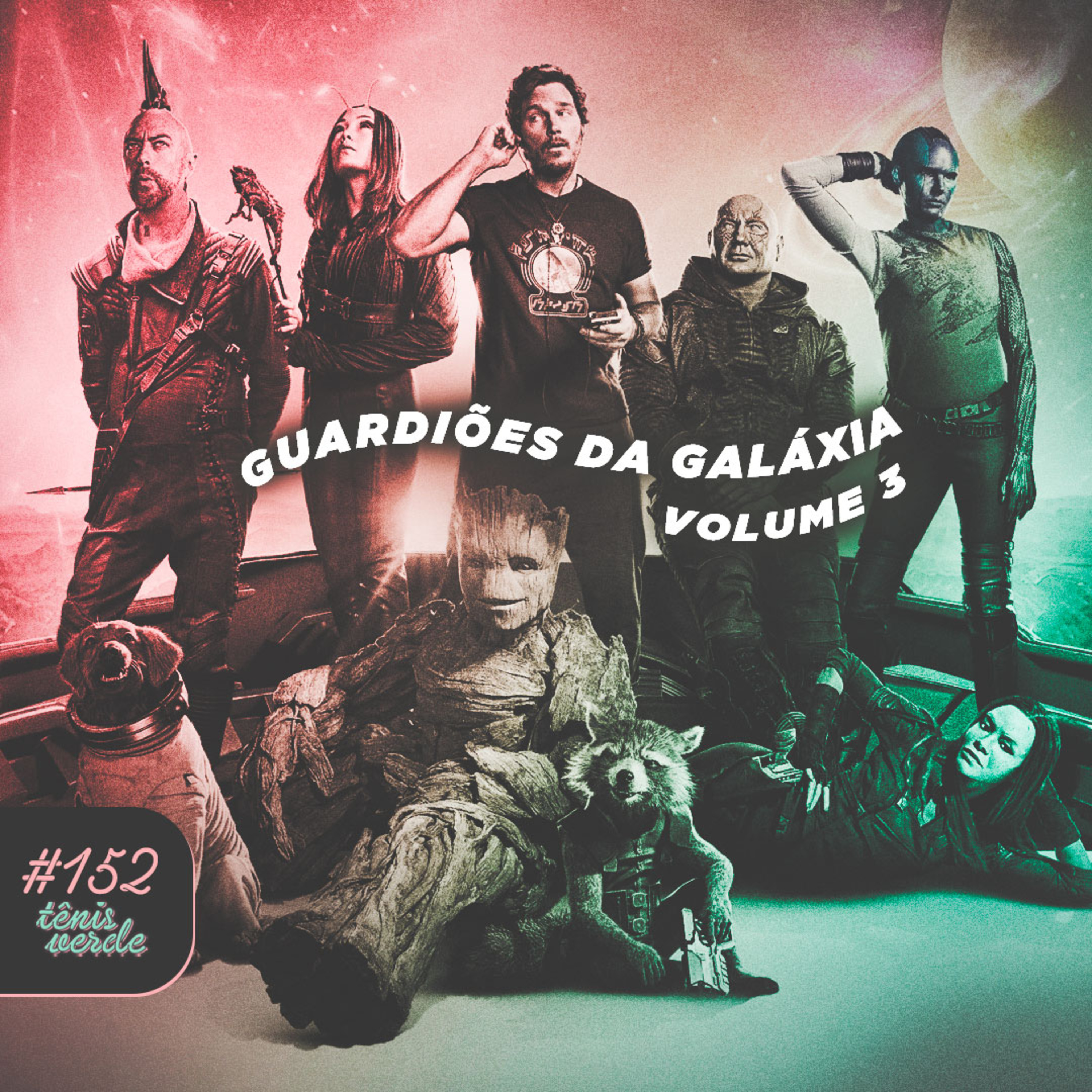 Tênis Verde 152 - Guardiões da Galáxia Vol. 3