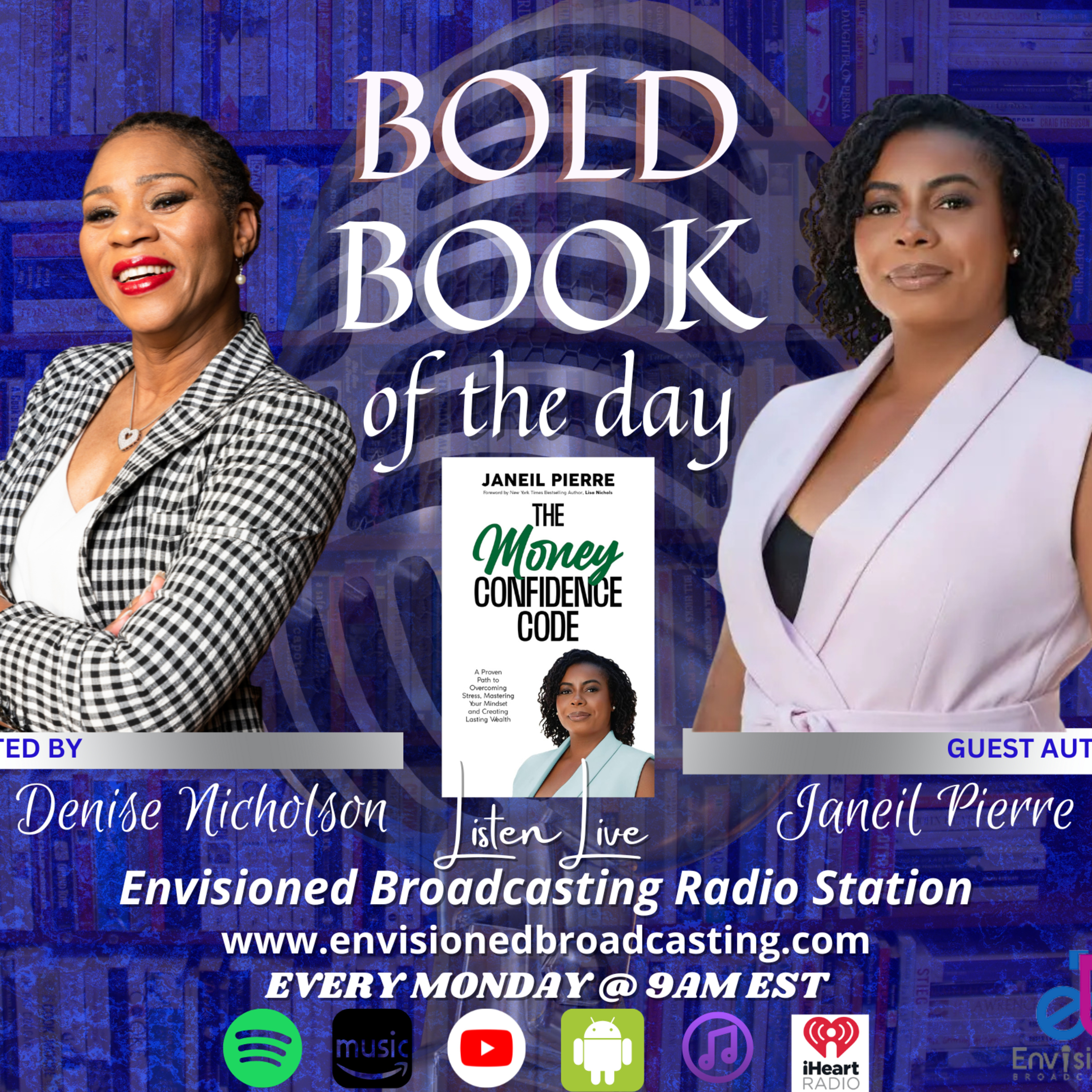 Bold Book - The Money Confidence Code author Janeil Pierre episode artwork