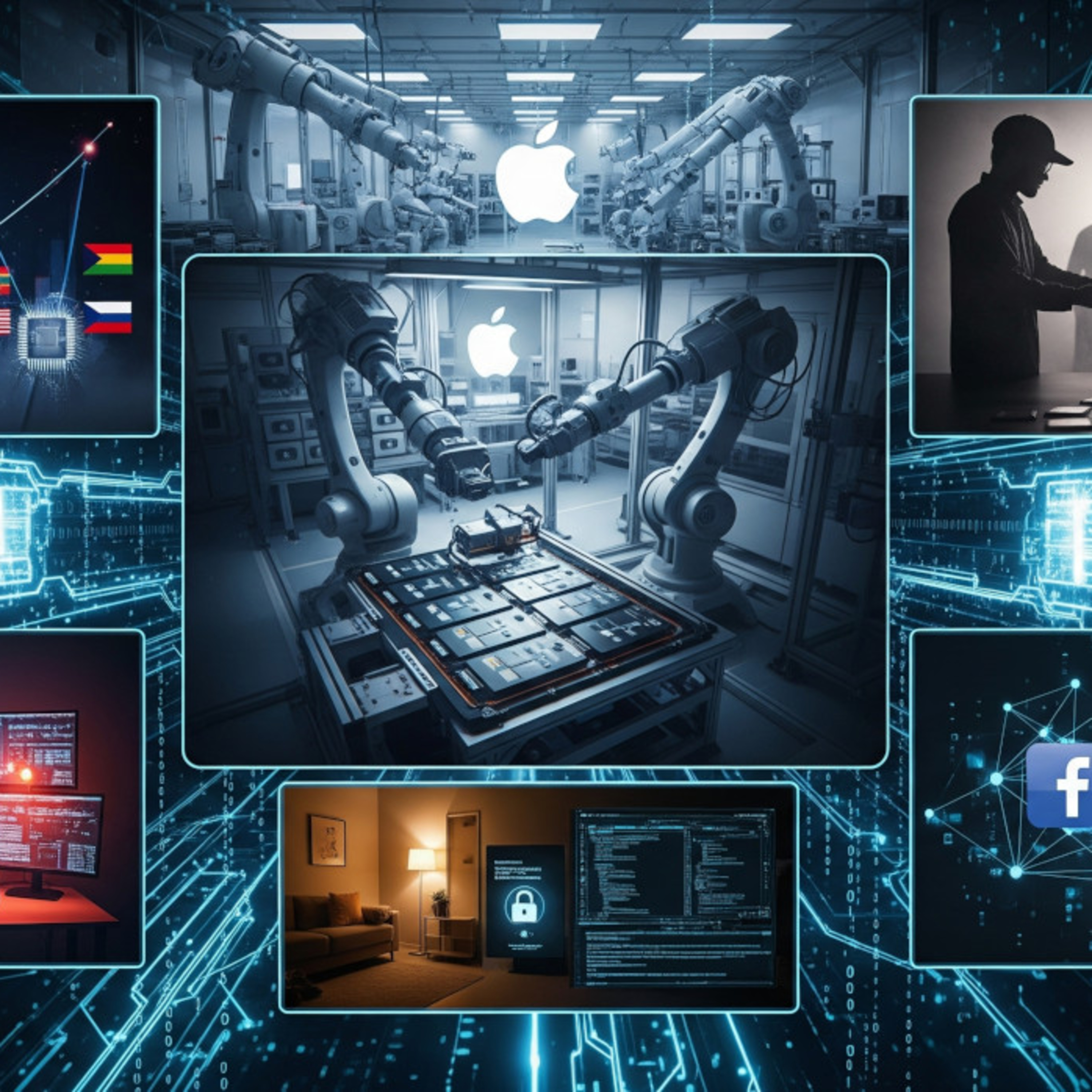 #Radiogeek - De las Fábricas de Apple a los Ciberataques de IA y las Guerras de Aranceles - Nro 2735  episode artwork