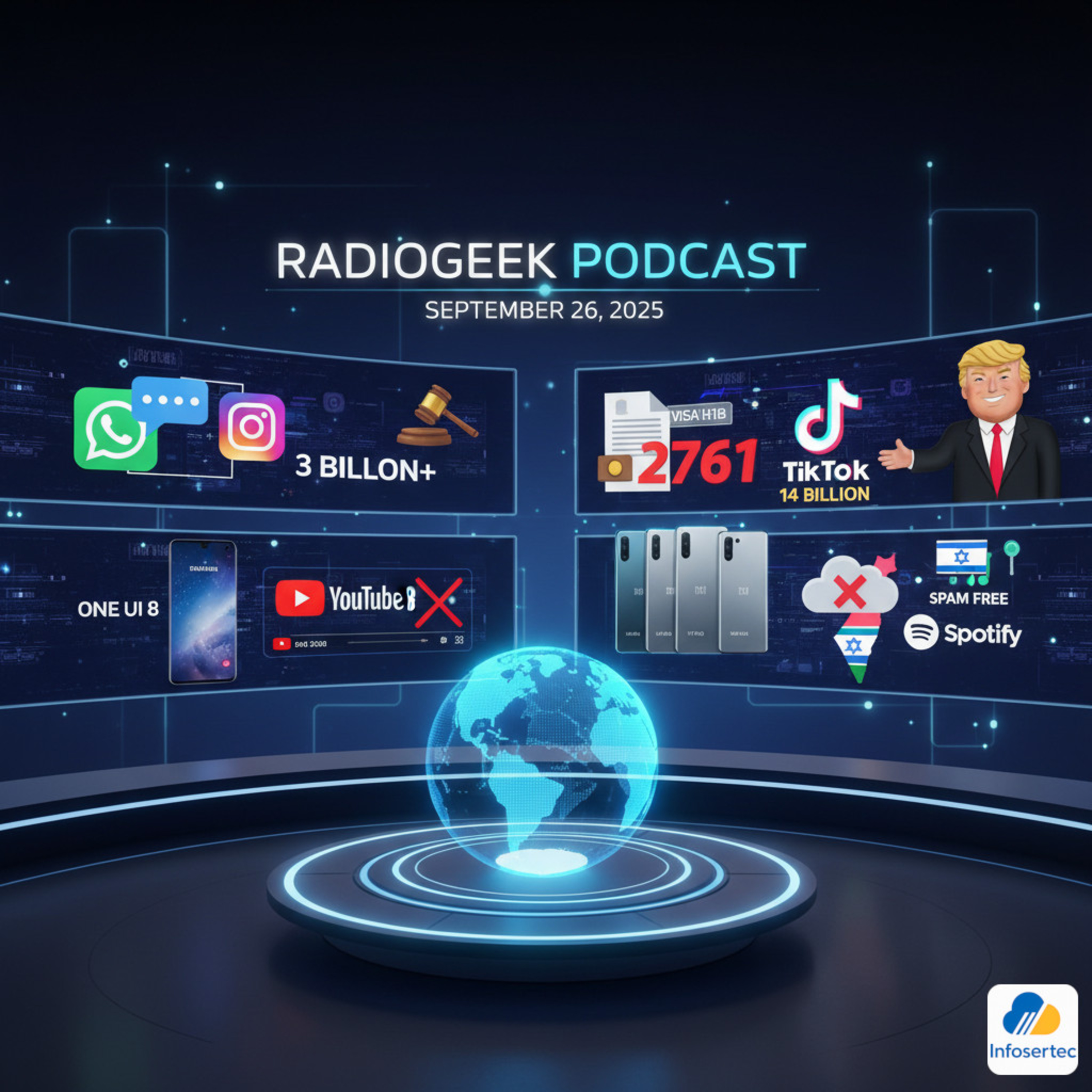 #Radiogeek - Donald Trump firma orden para acuerdo con TikTok - Nro 2762 episode artwork