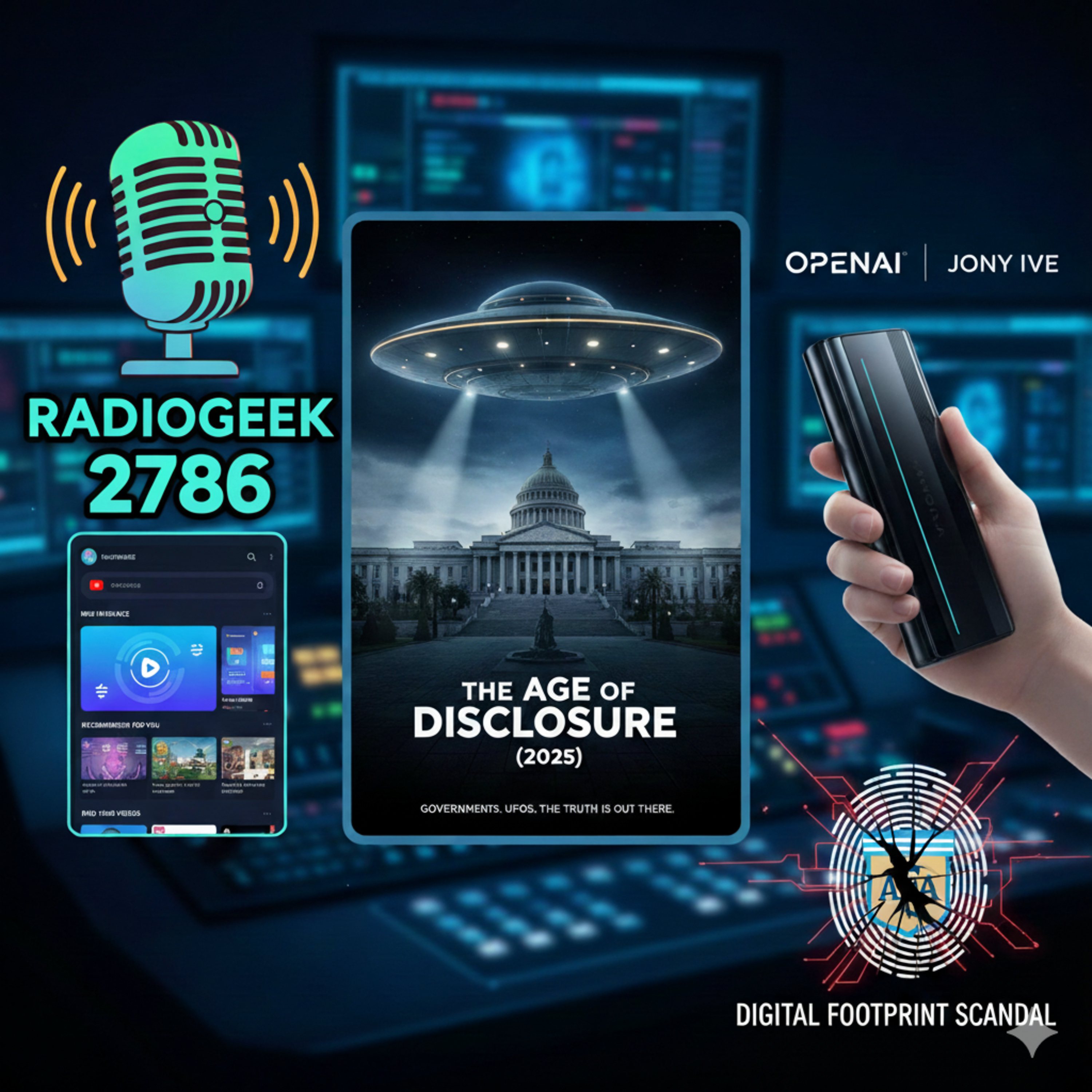 Radiogeek 2786 - Cuidado con la huella digital que vamos dejando, con un ejemplo actual  episode artwork