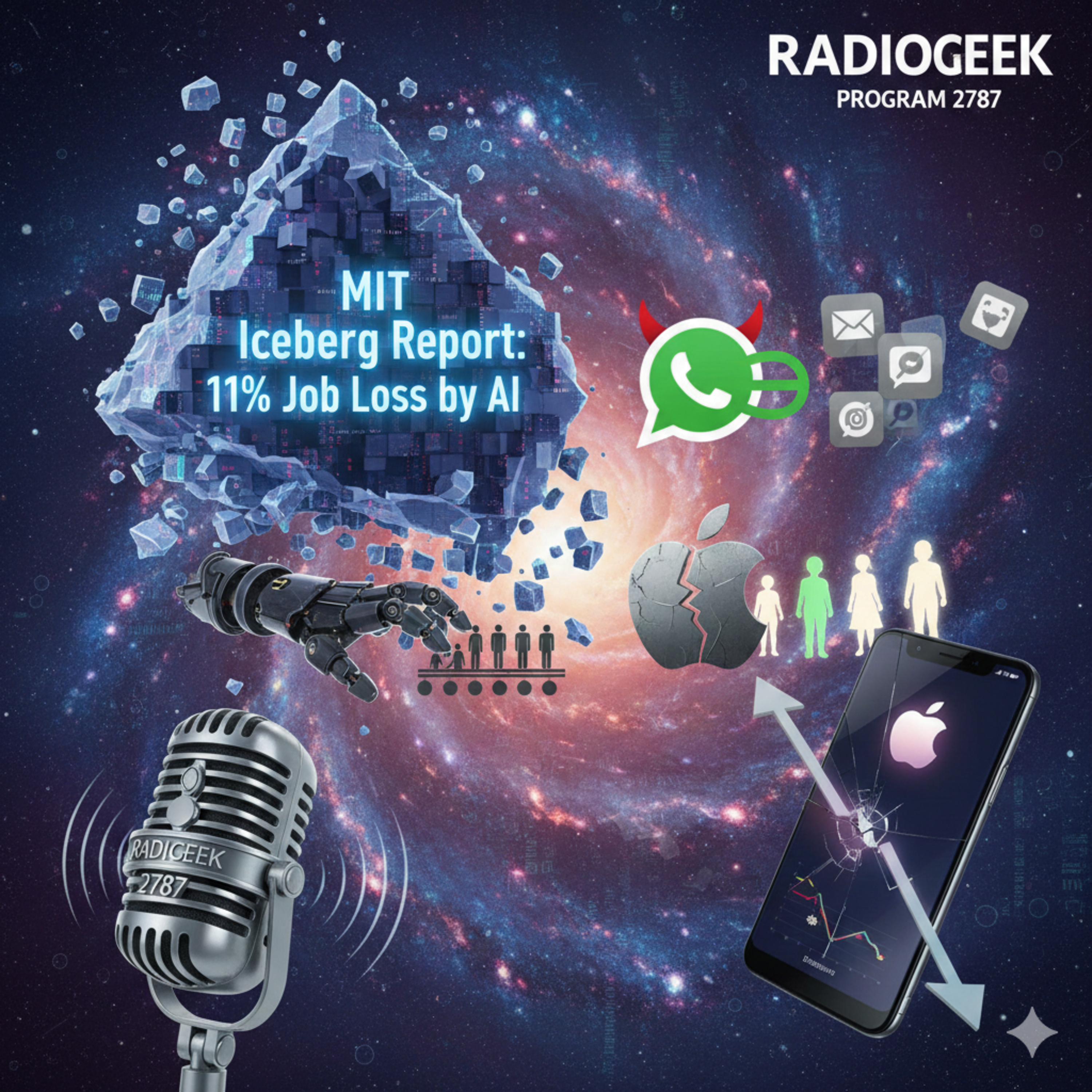 Radiogeek 2787 - La IA puede quitar muchos puestos de trabajo en el 2026 episode artwork