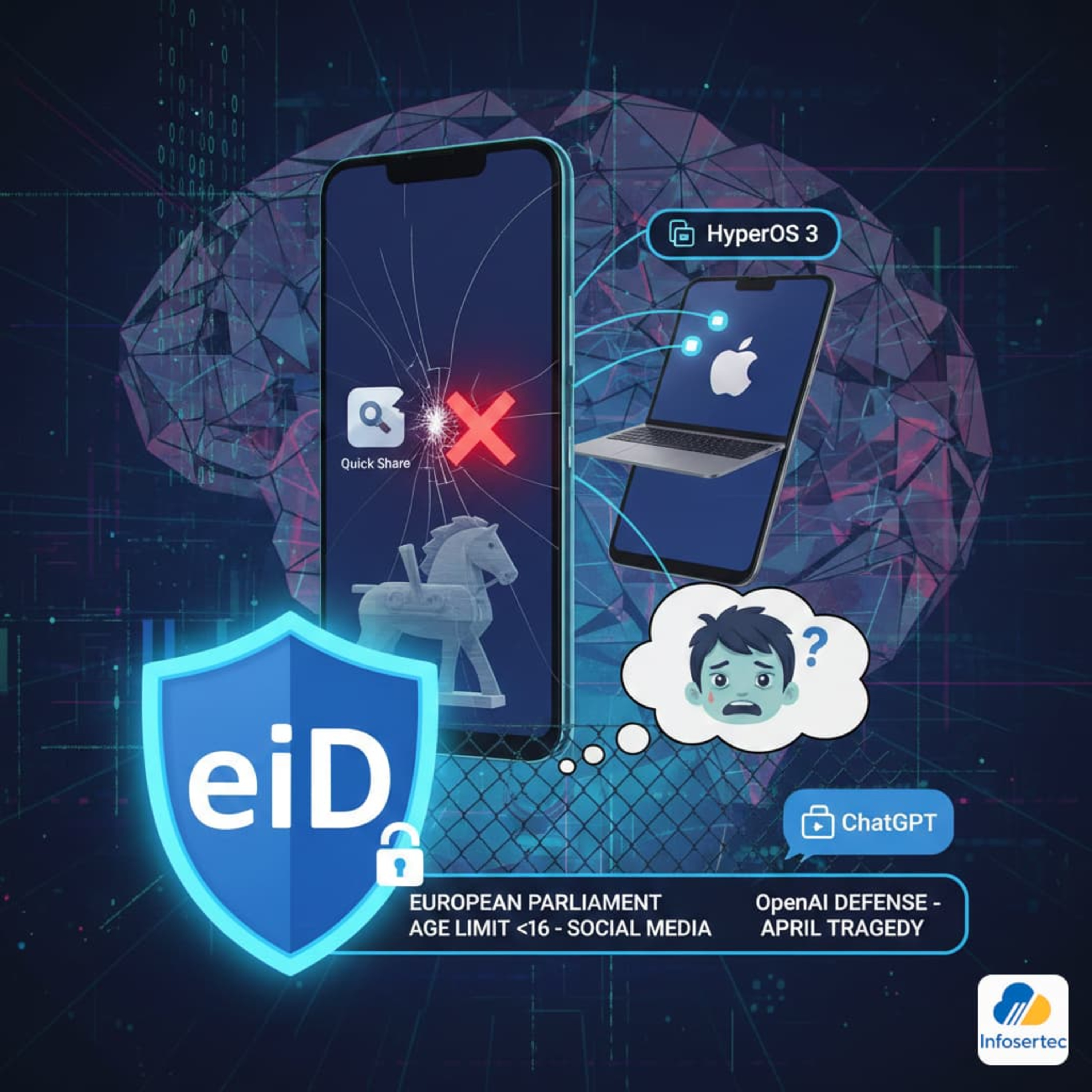 Radiogeek 2788 - La UE intenta vigilar a los usuarios de redes sociales en favor de limitar el acceso a los menores de edad episode artwork