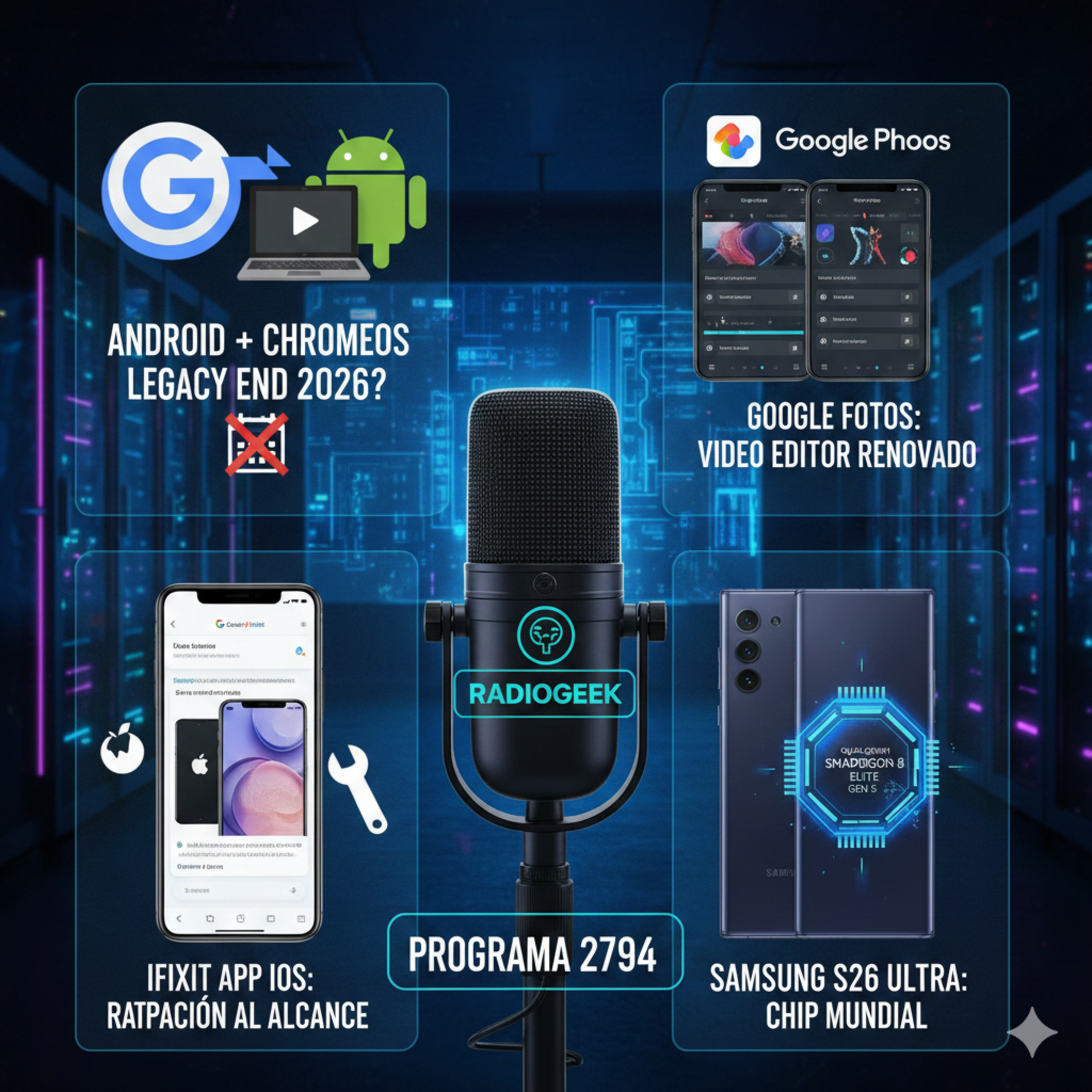 Radiogeek 2794 - Las Chromebook se pueden quedar sin soporte episode artwork
