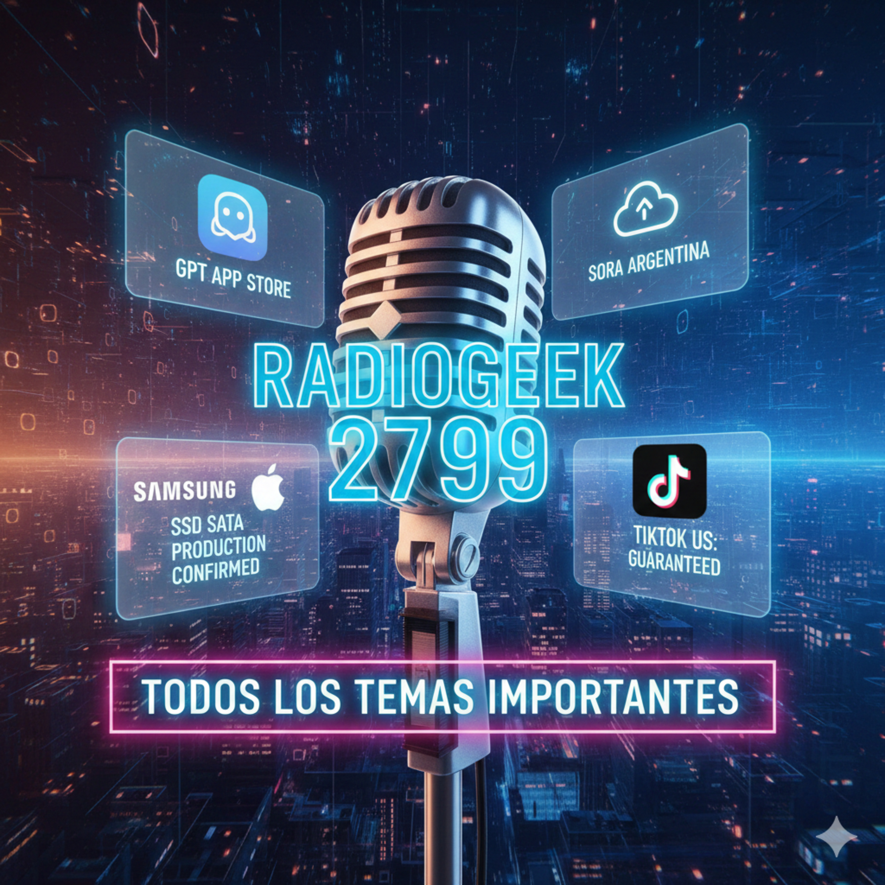 Radiogeek 2799 - Sora disponible en Argentina episode artwork