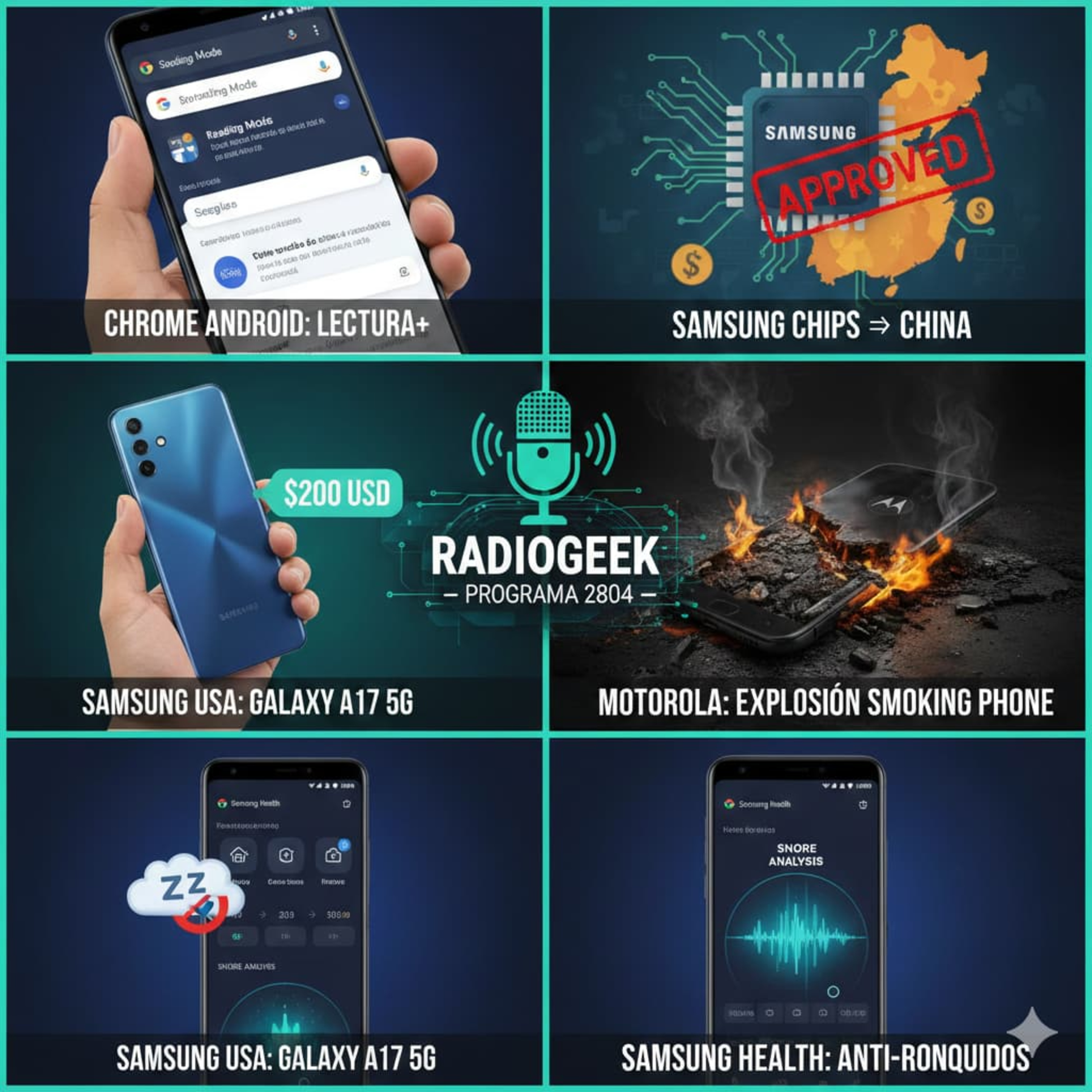 Radiogeek 2804 - Otro Smartphone Motorola que explota! episode artwork